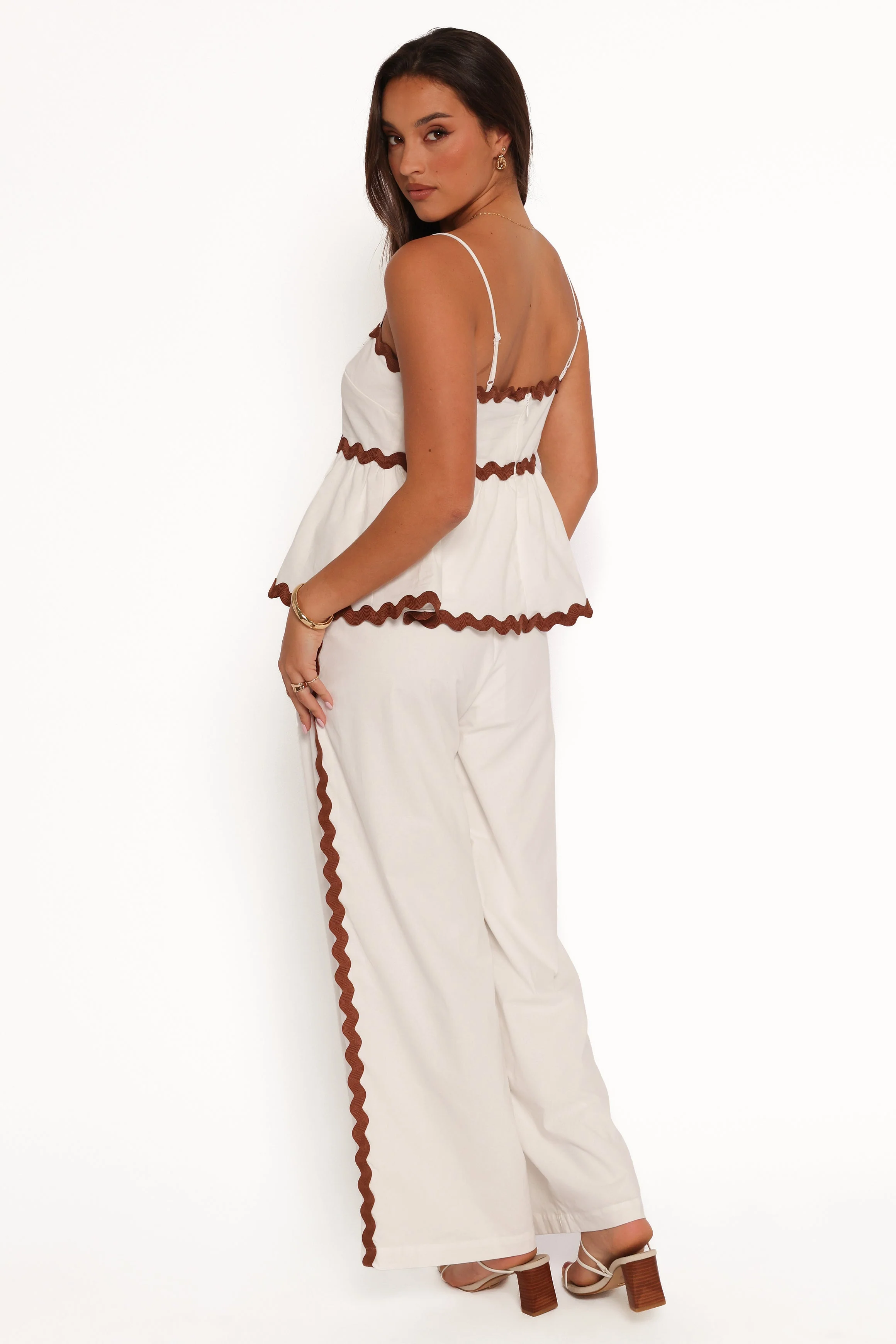 Mollymook Pant - White Tan