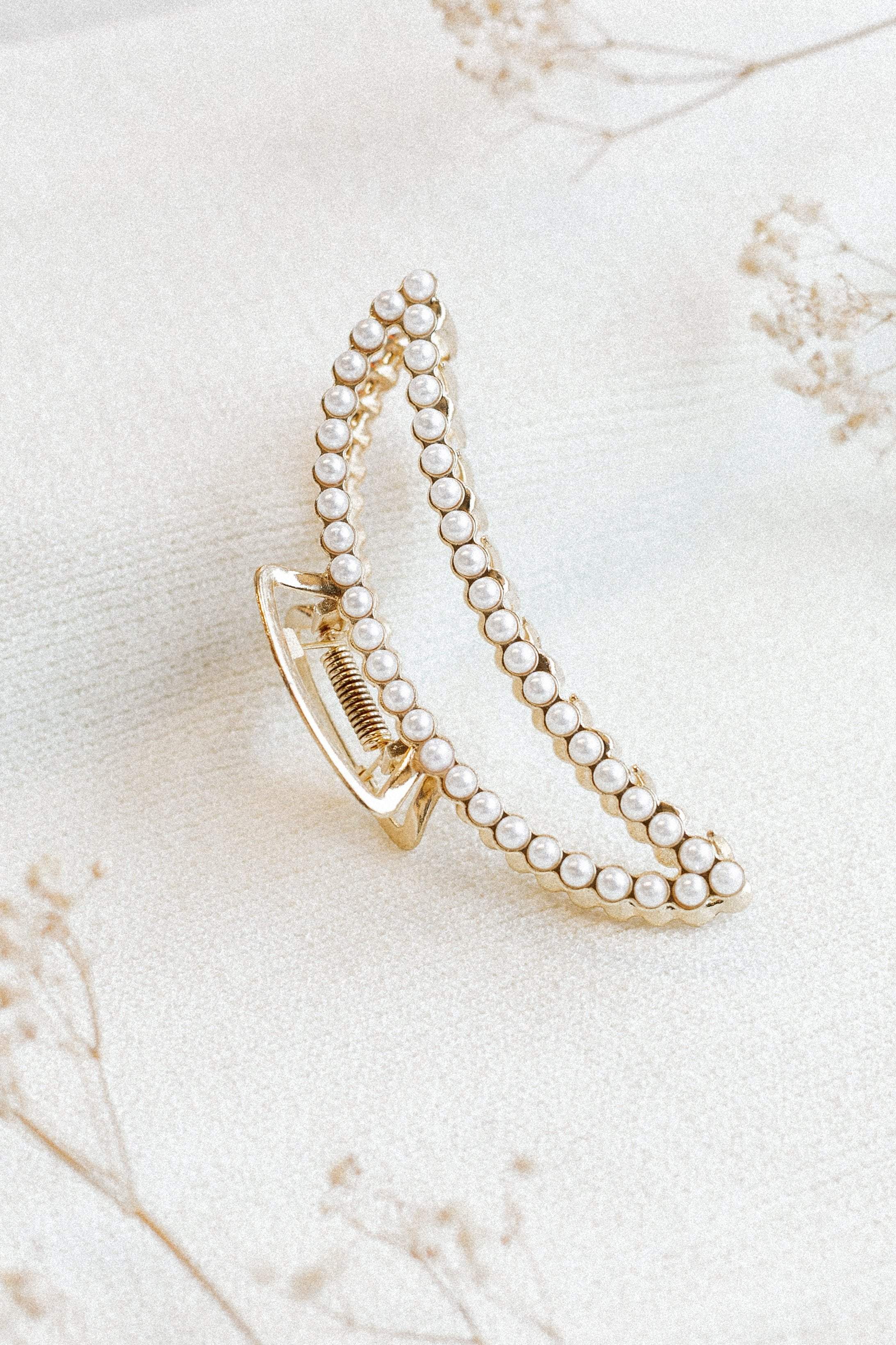 Triska Hairclip - Pearl