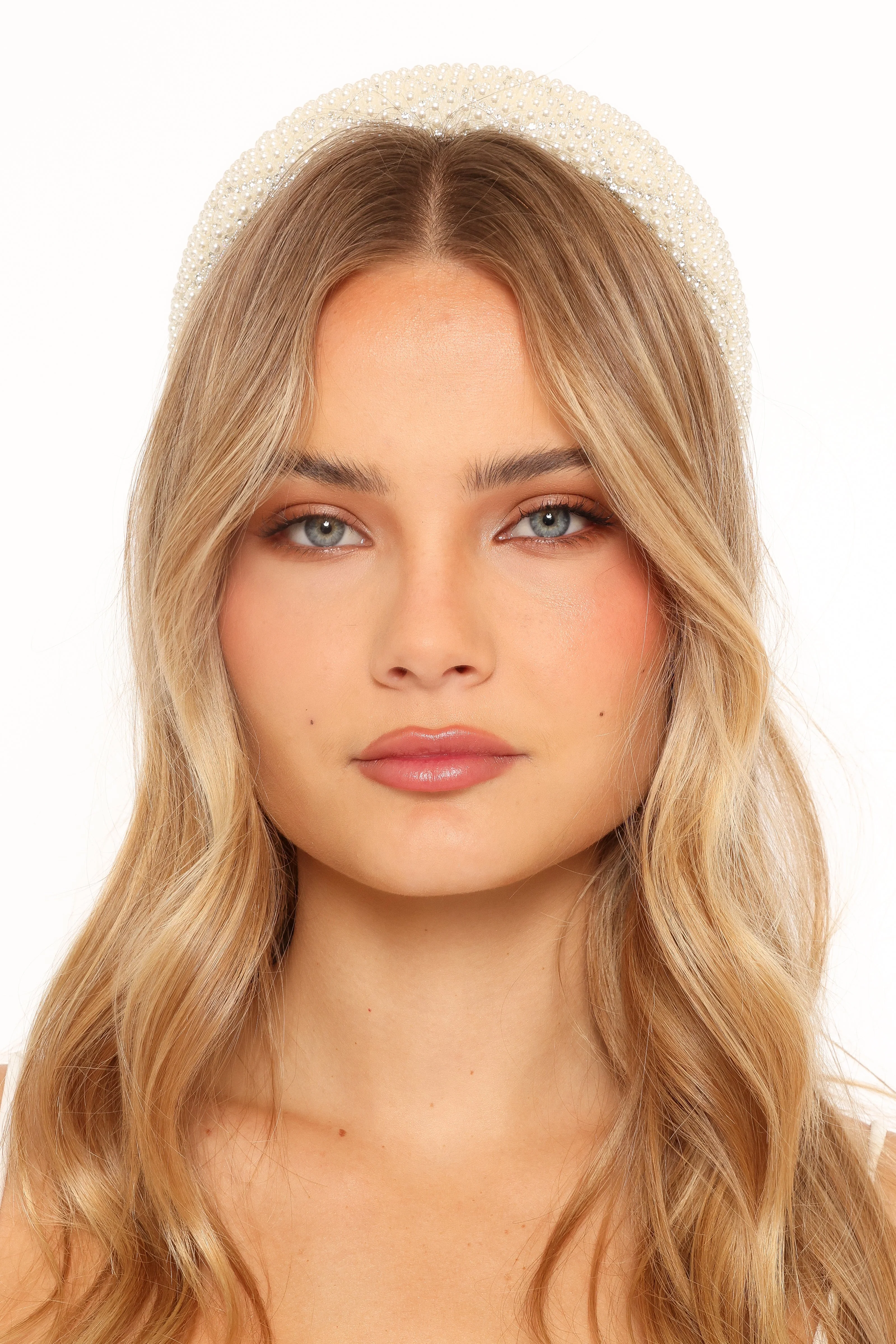 Leah Headband - Pearl