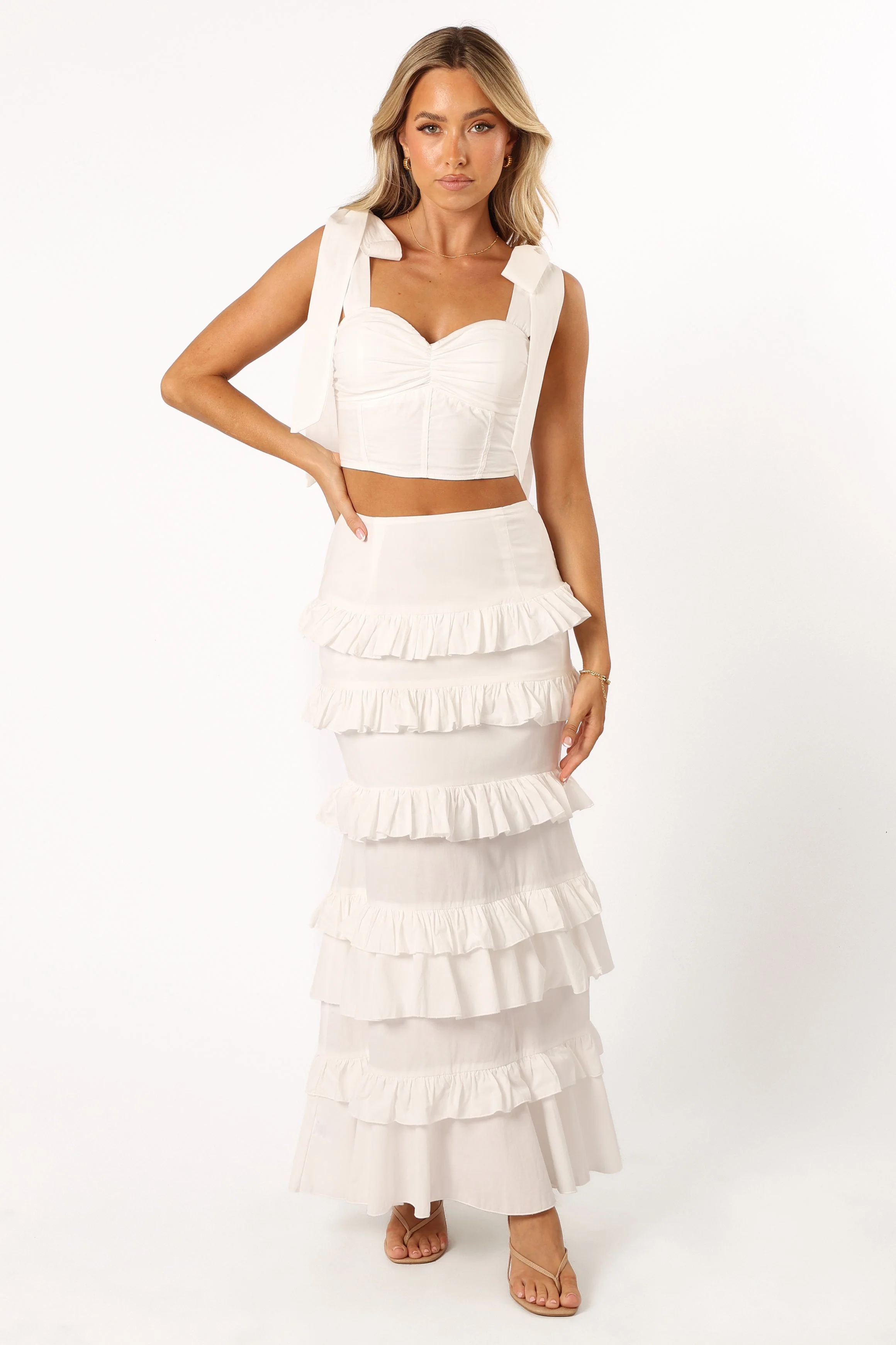 Tia Two Piece Set - Off White