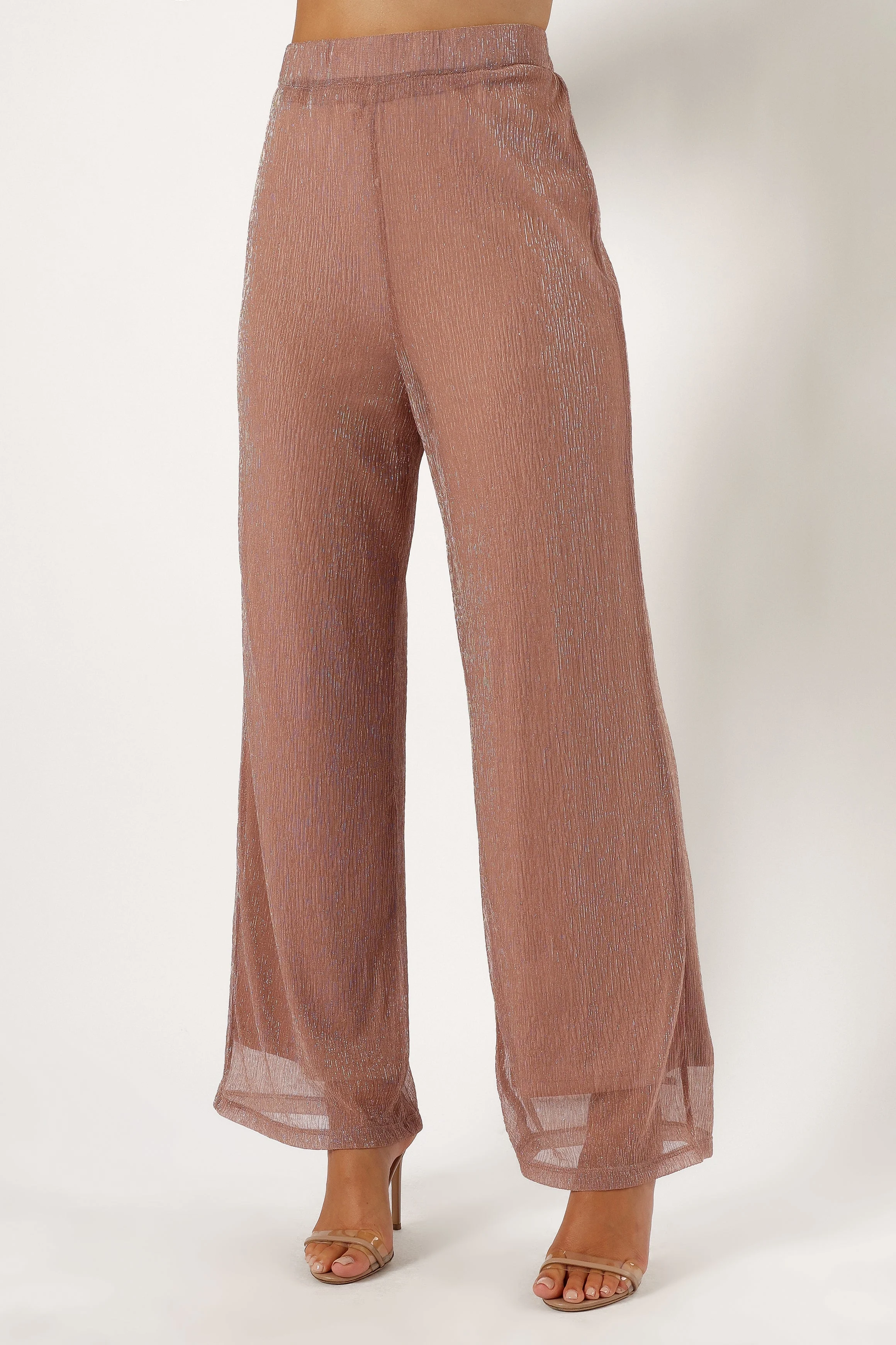 Ramona Wide Leg Pants - Rose