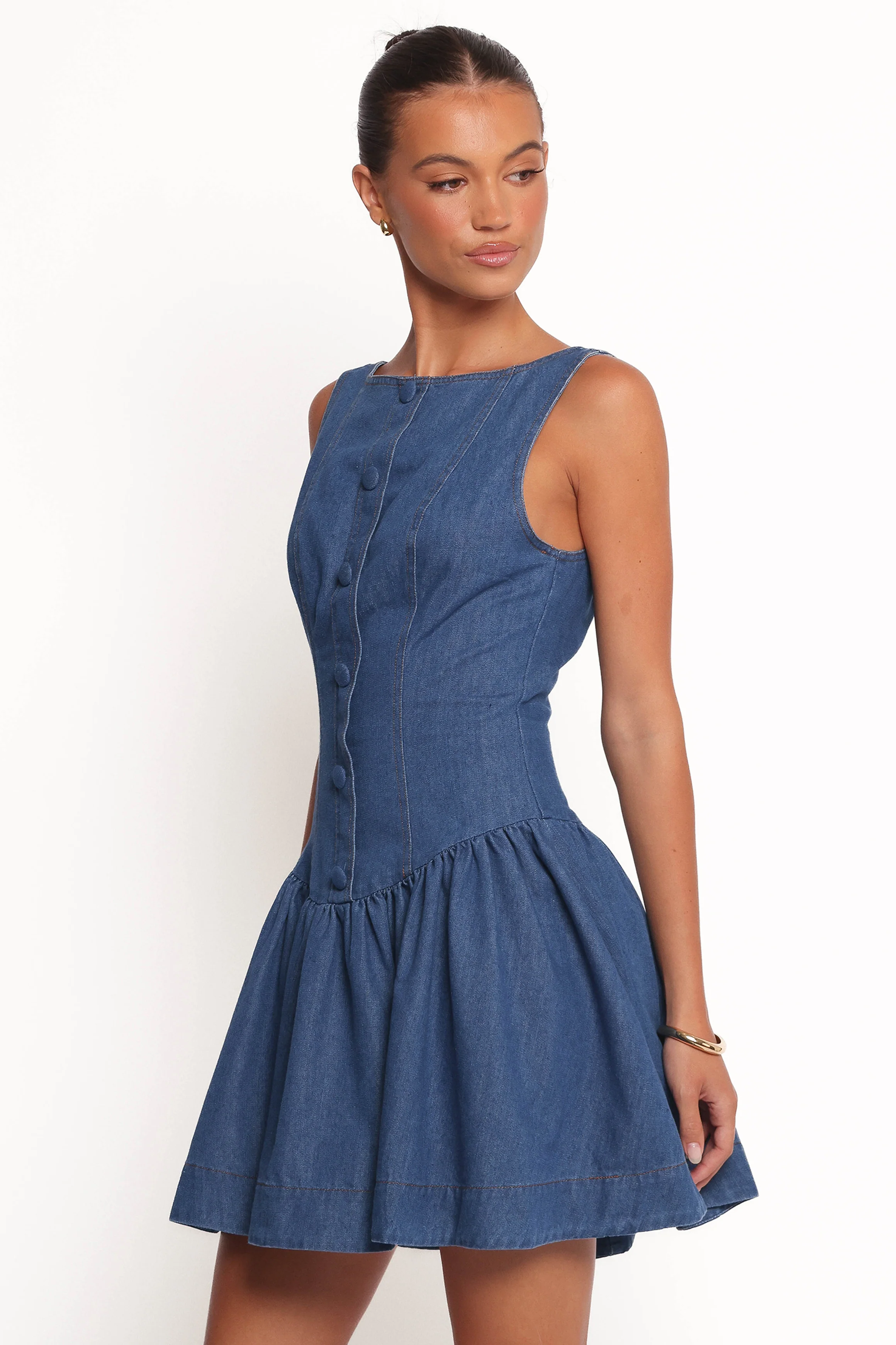 Tiziana Mini Dress - Indigo Denim