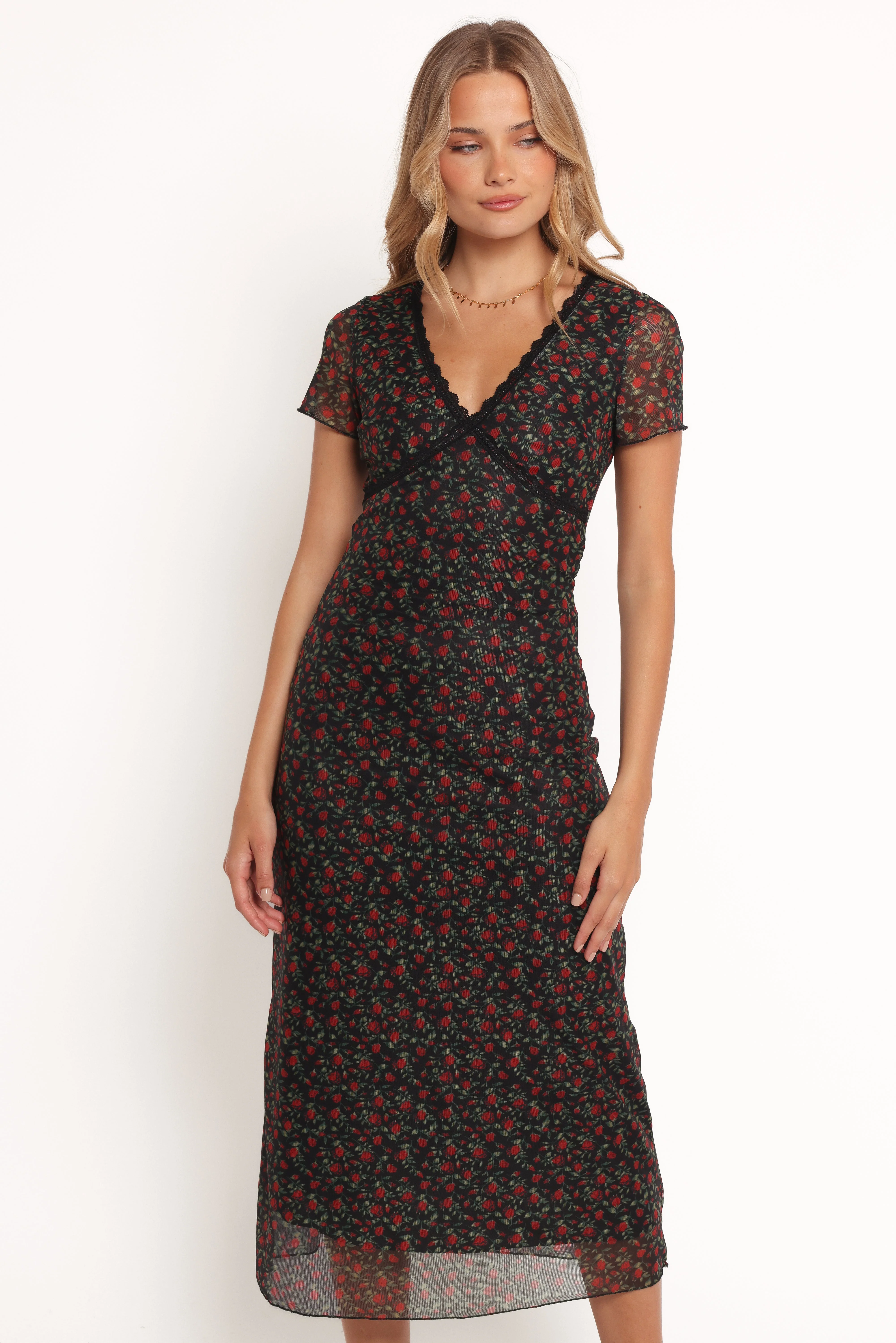 Neve Maxi Dress - Rose Print