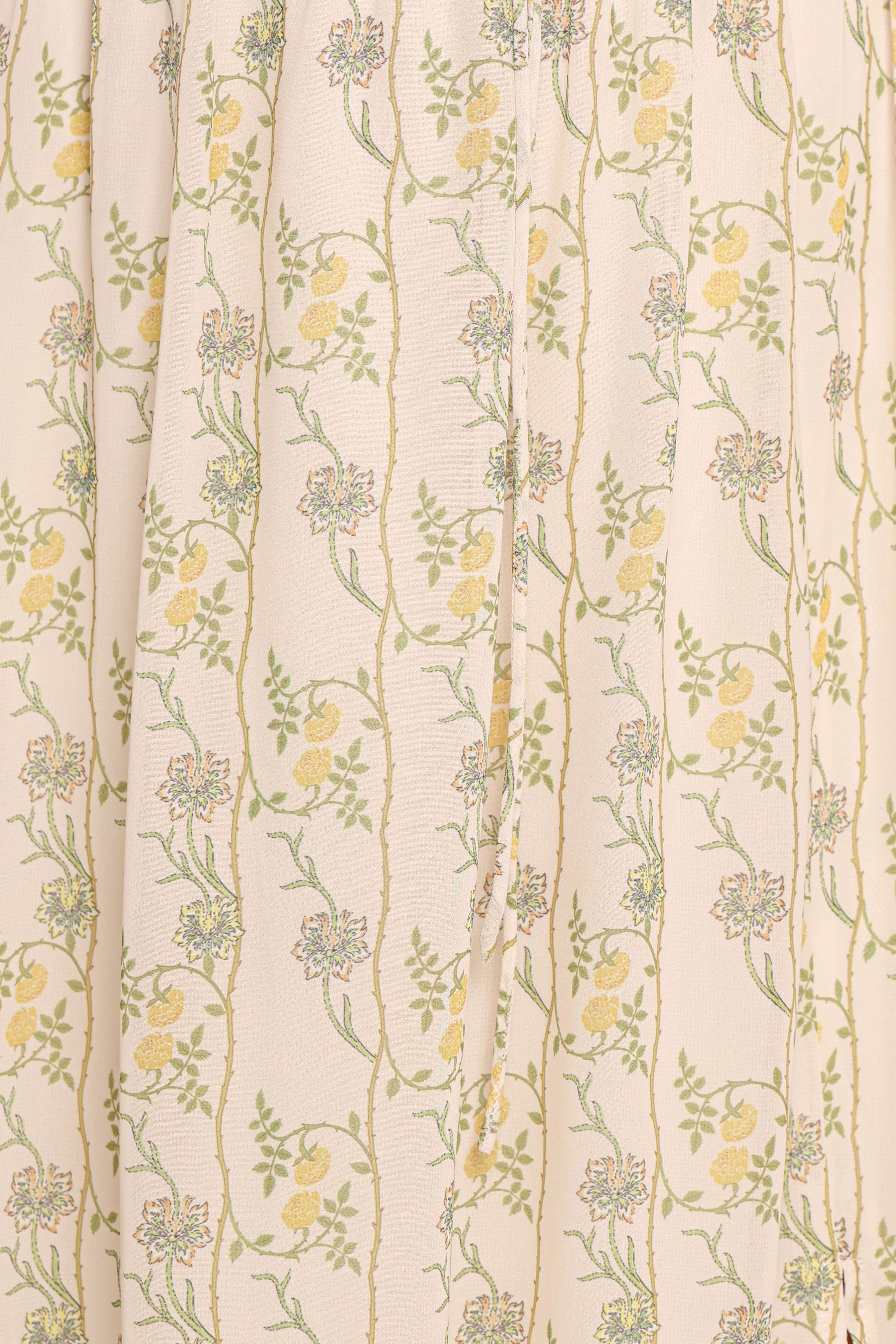 Keziah Long Sleeve Maxi Dress - Yellow Floral