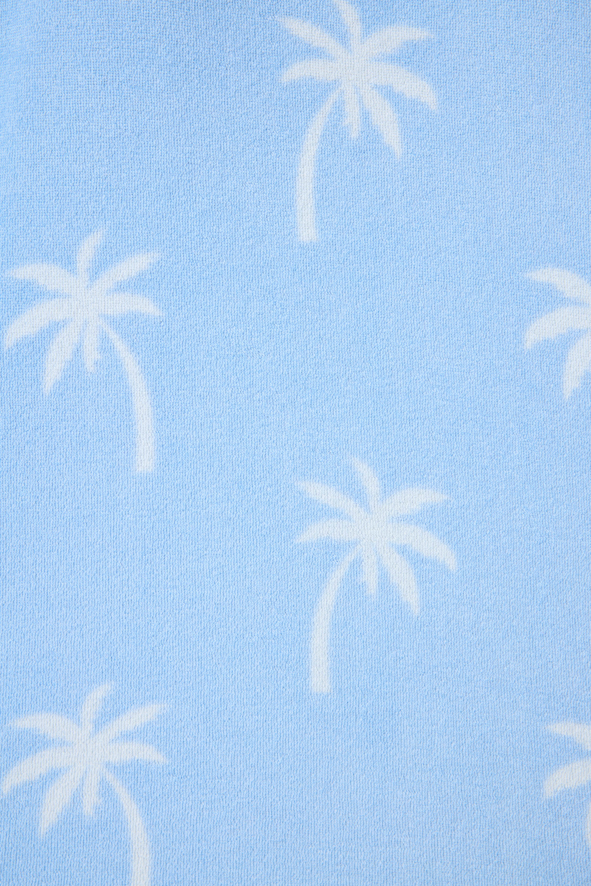 Cabana Paradise Long Sleeve Palm Print Top