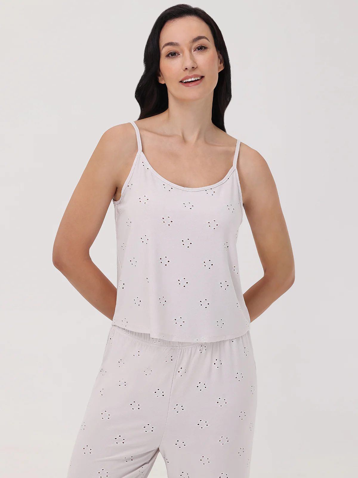 Pointelle Flower Cami