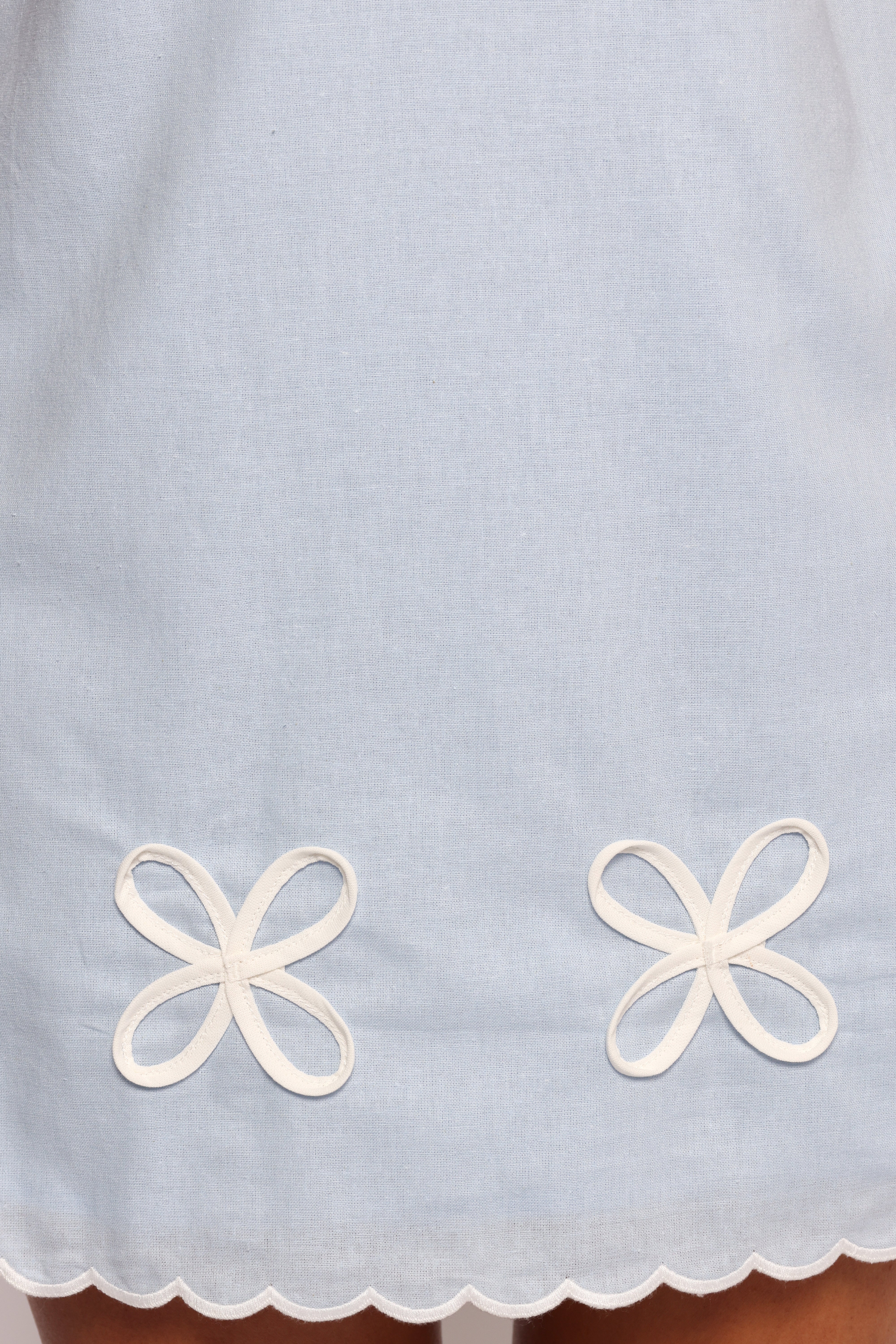 Thalia Mini Dress - Blue/White