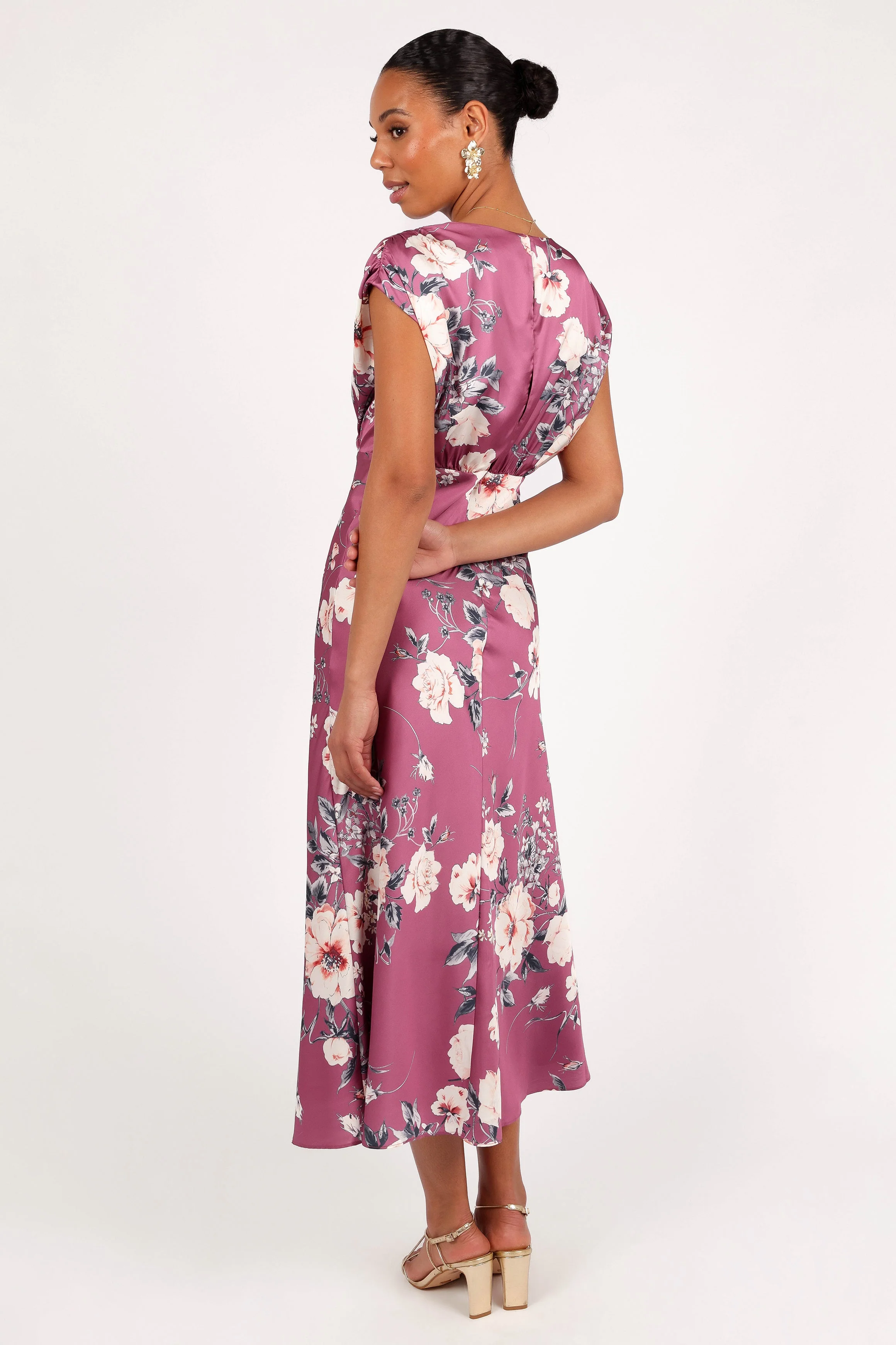 Amarlee Maxi Dress - Dark Rose Floral