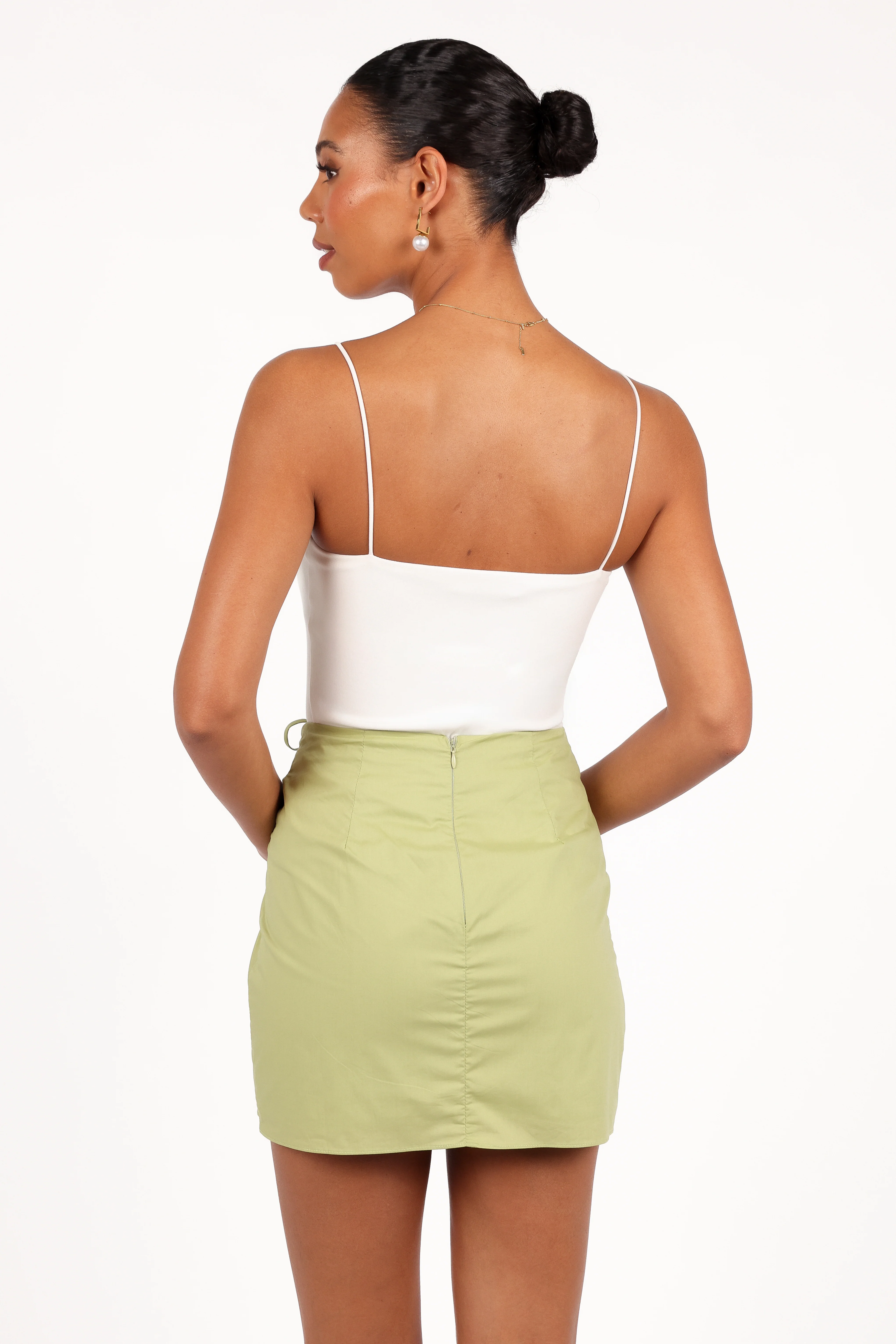 Mirha Mini Skirt - Meadow Green