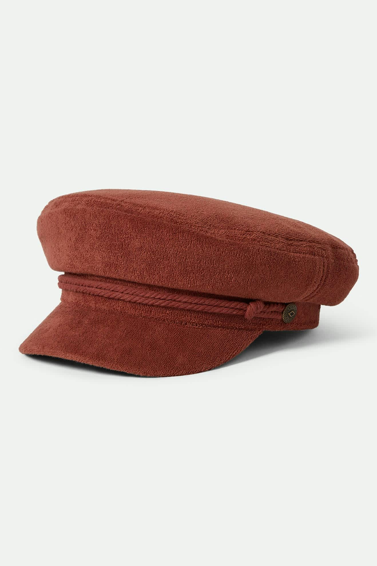 Fiddler Fisherman Cap - Burnt Brick Terry Cloth