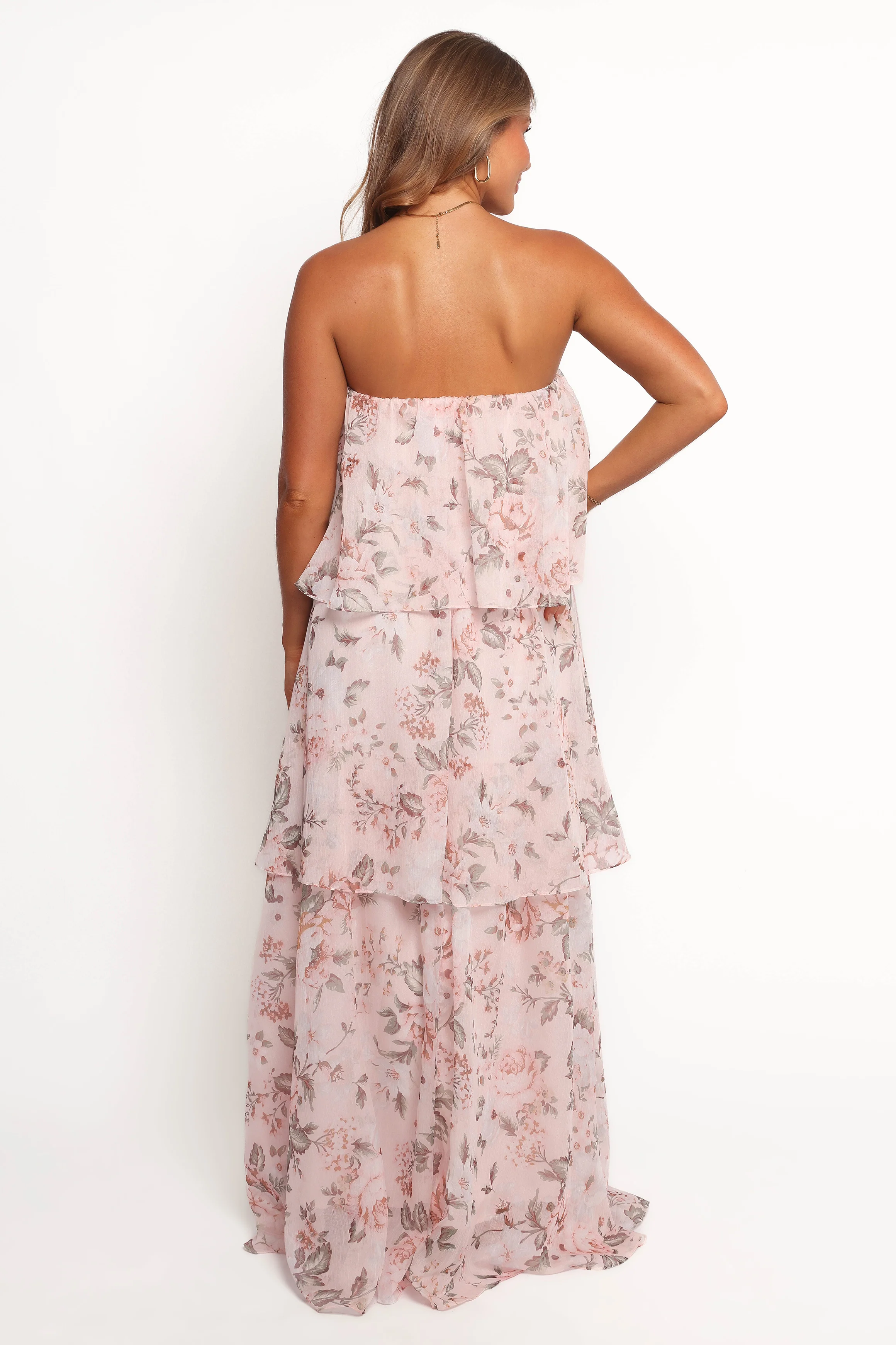 Bloom Strapless Maxi Dress - Floral