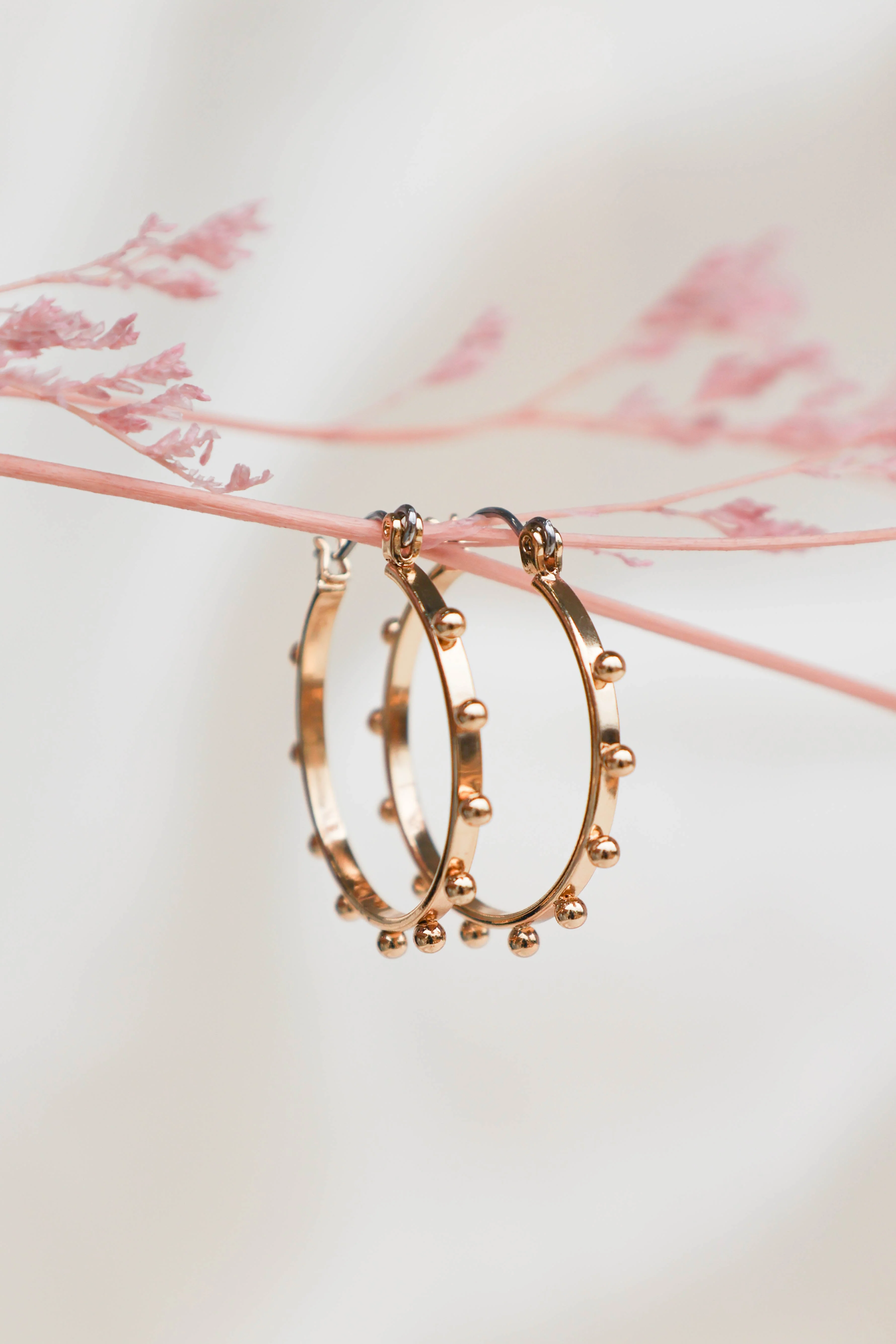 Caroline Hoop Earrings - Gold