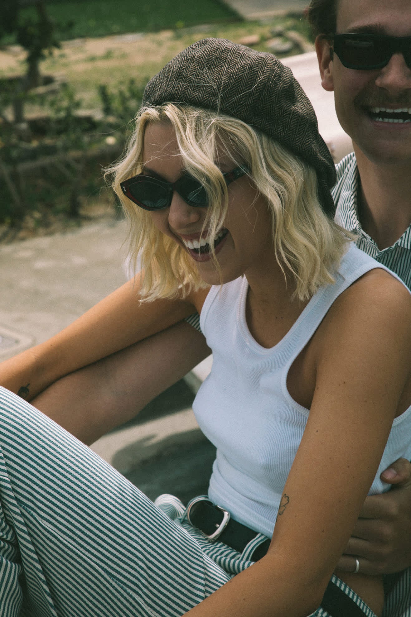 Brood Newsboy Cap - Brown/Khaki