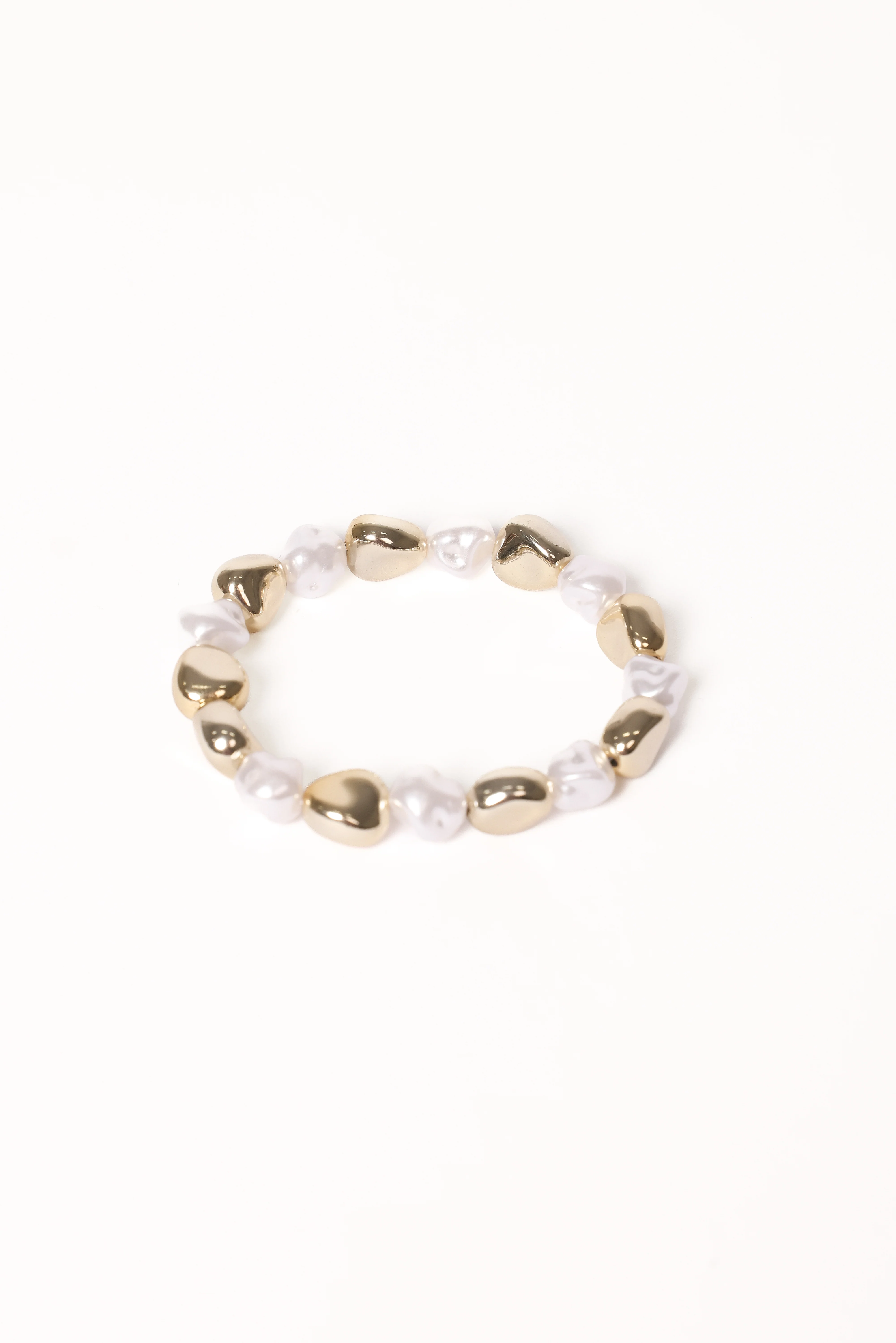 Phoenix Bracelet - Gold/Pearl