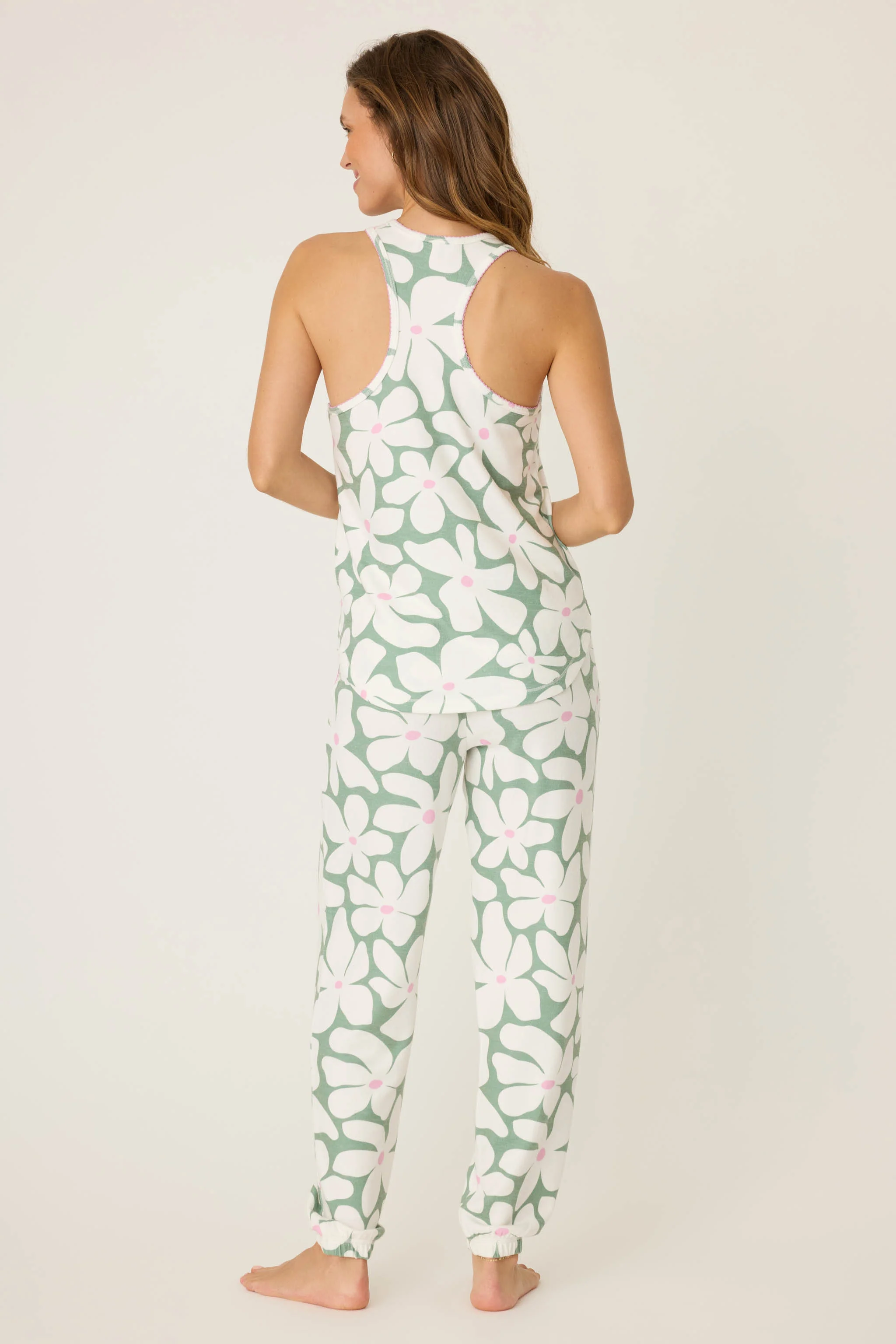 Wish You Were Here Floral Racerback PJ Set