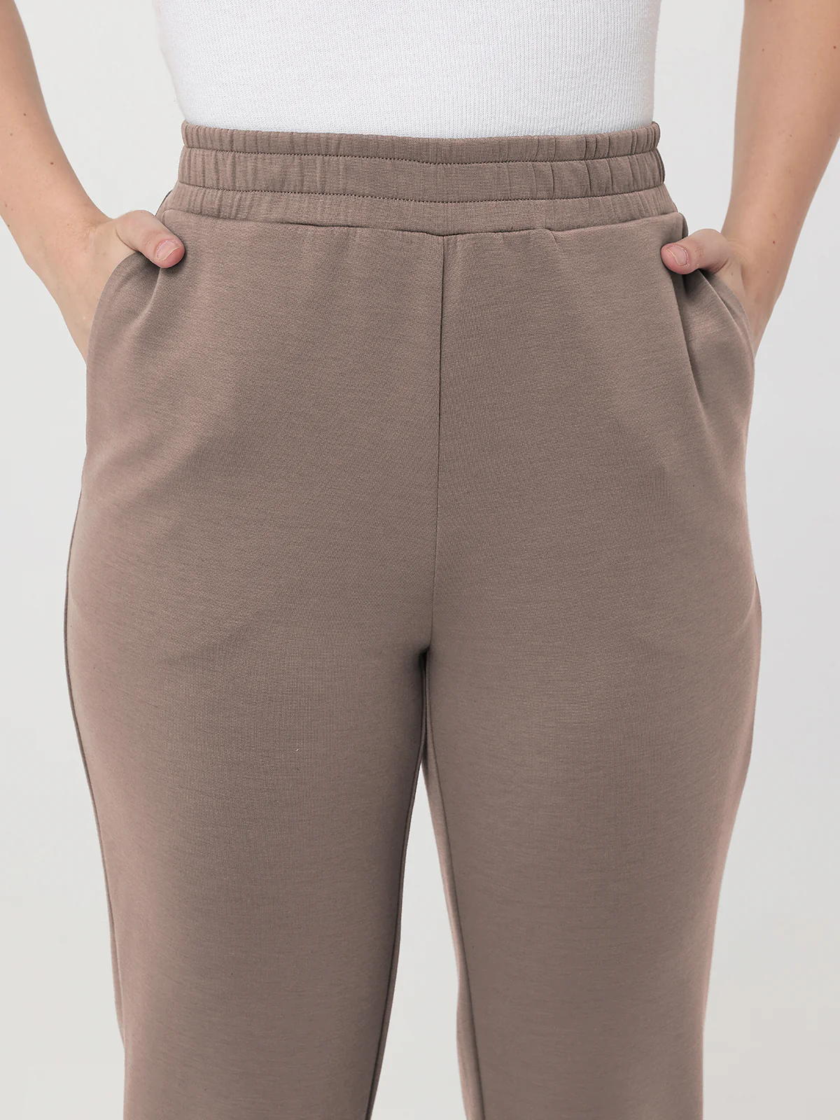 High-Rise Cuffed Joggers