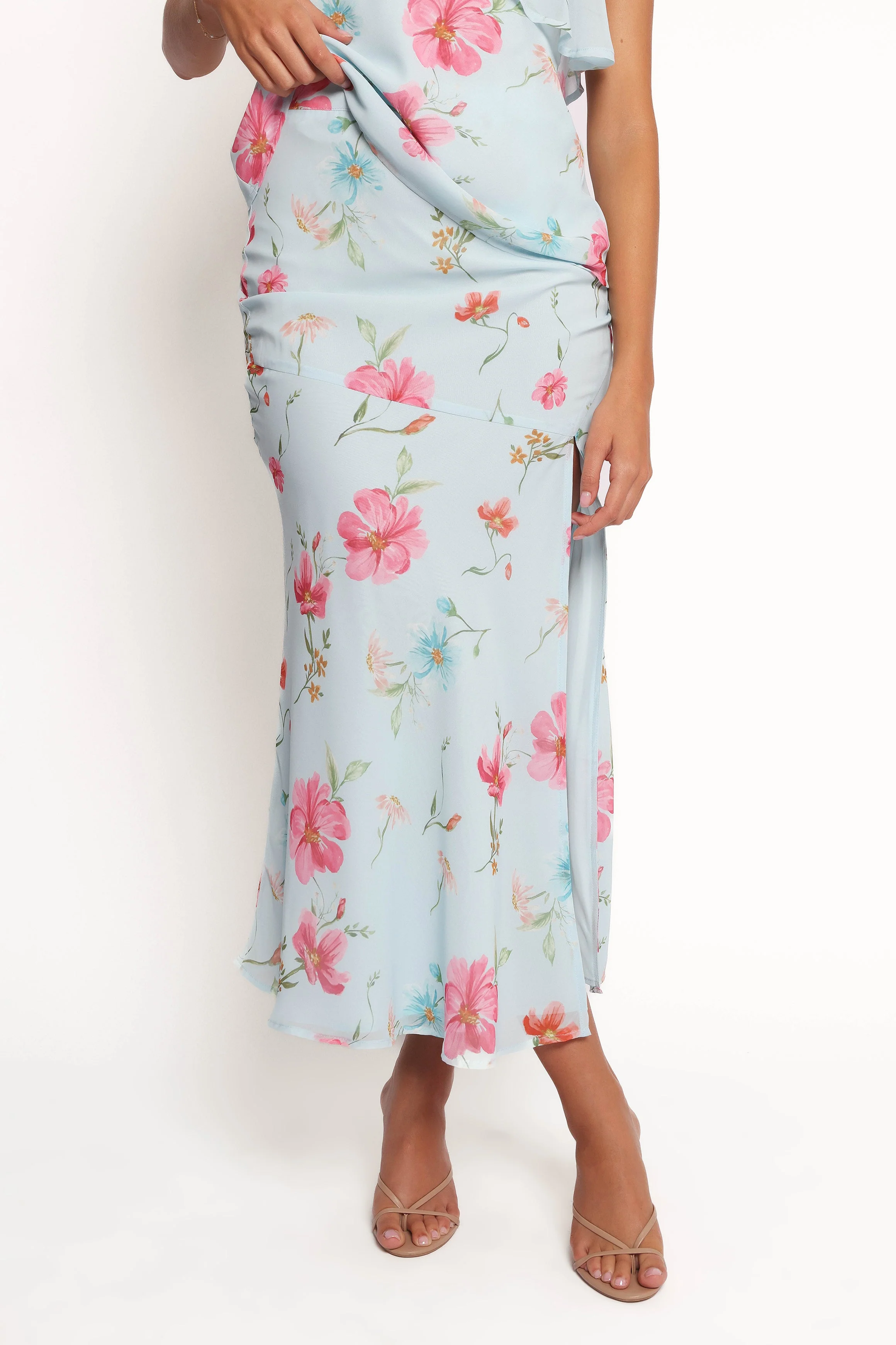 Valeria Skirt Set - Blue Floral