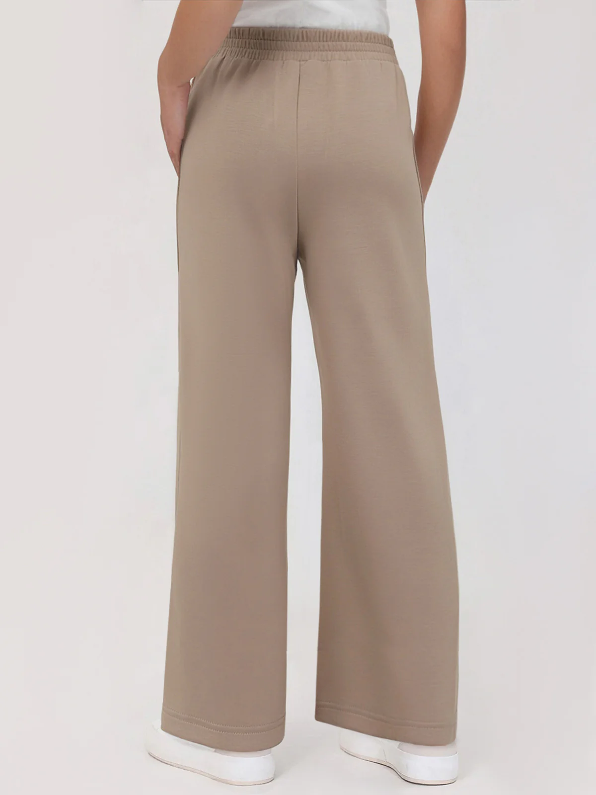 High-Rise Wide Leg Track Pants