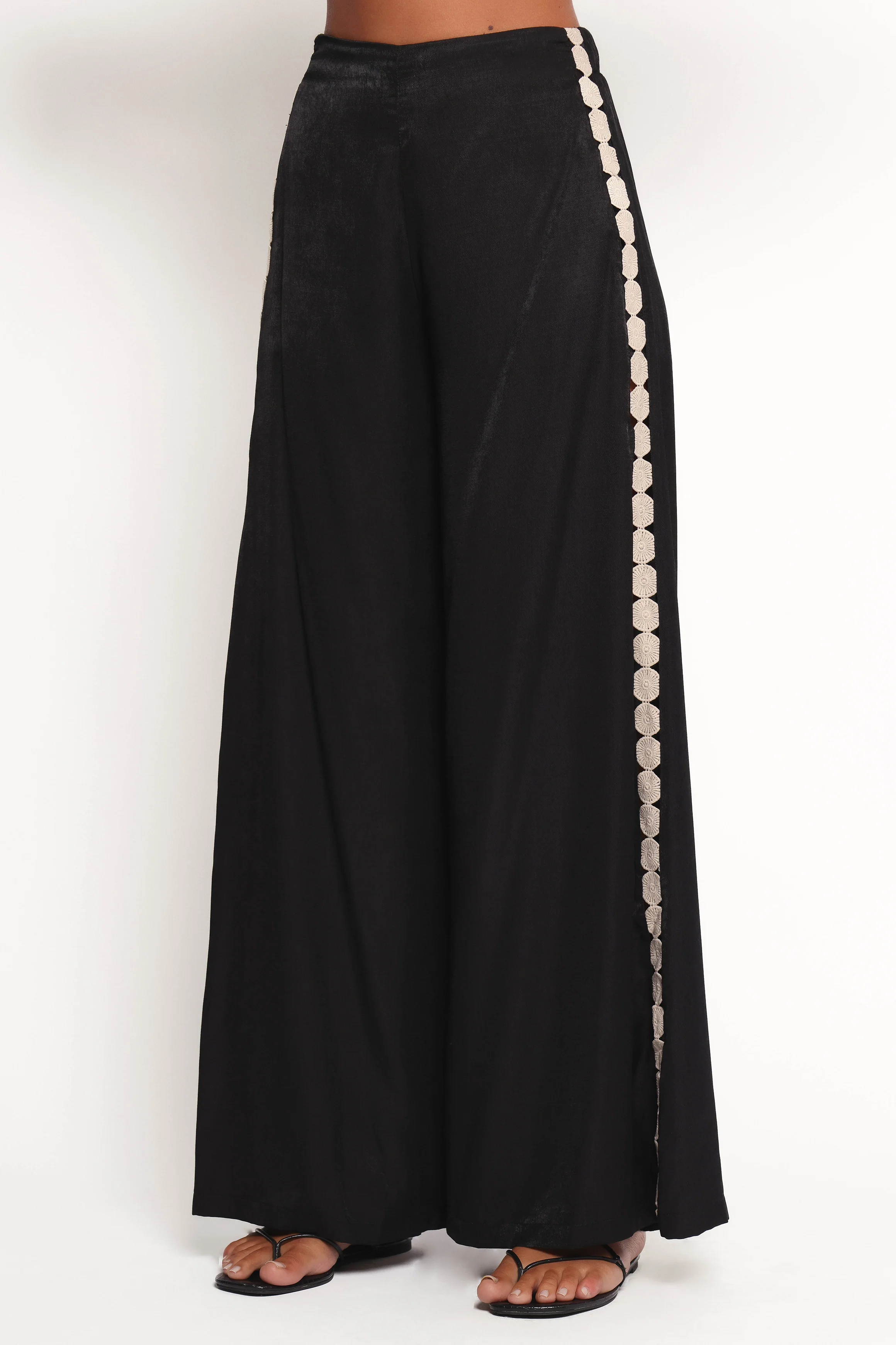 Margarete Pant Set - Black Cream