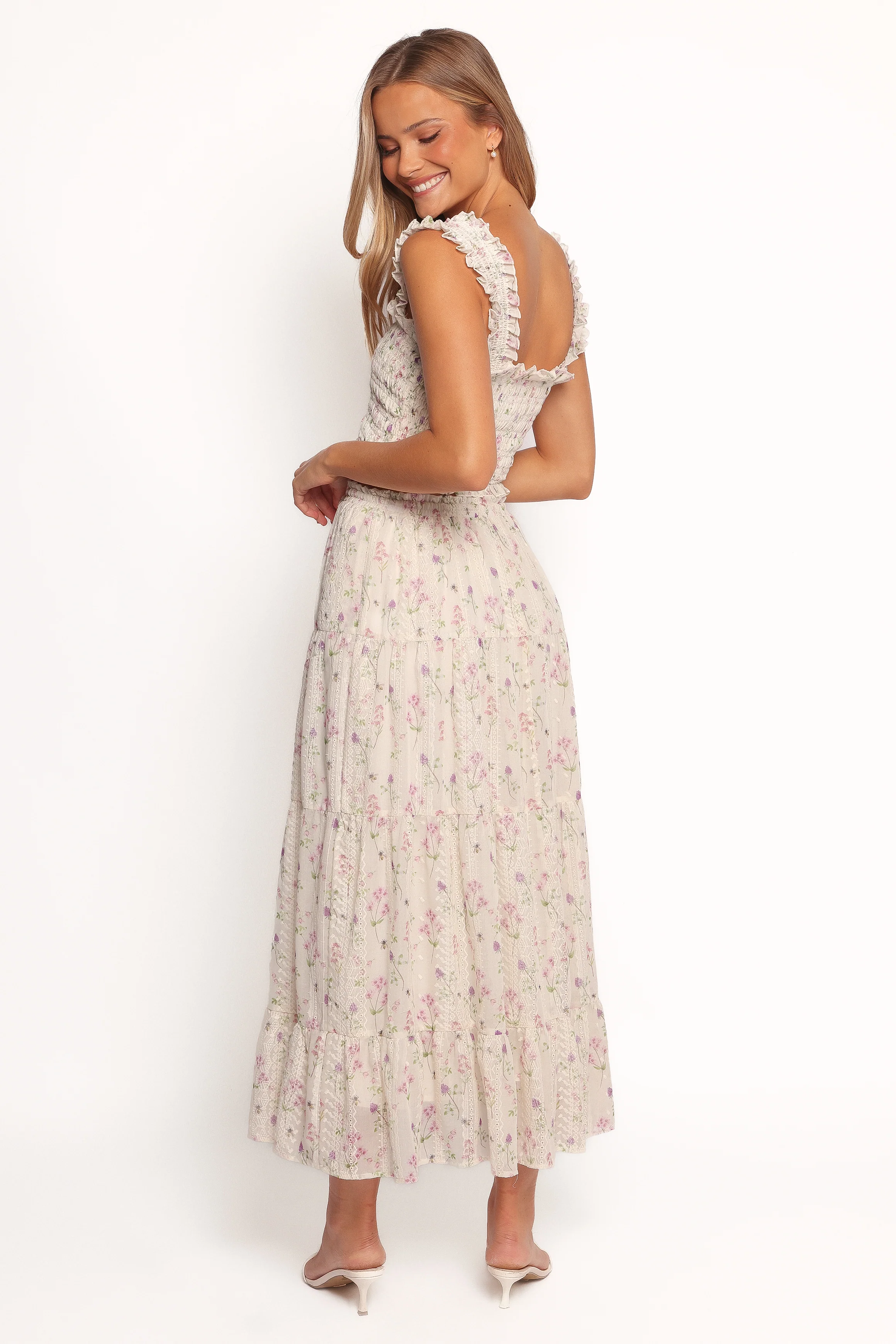 Amberlyn Maxi Skirt - Pink Floral