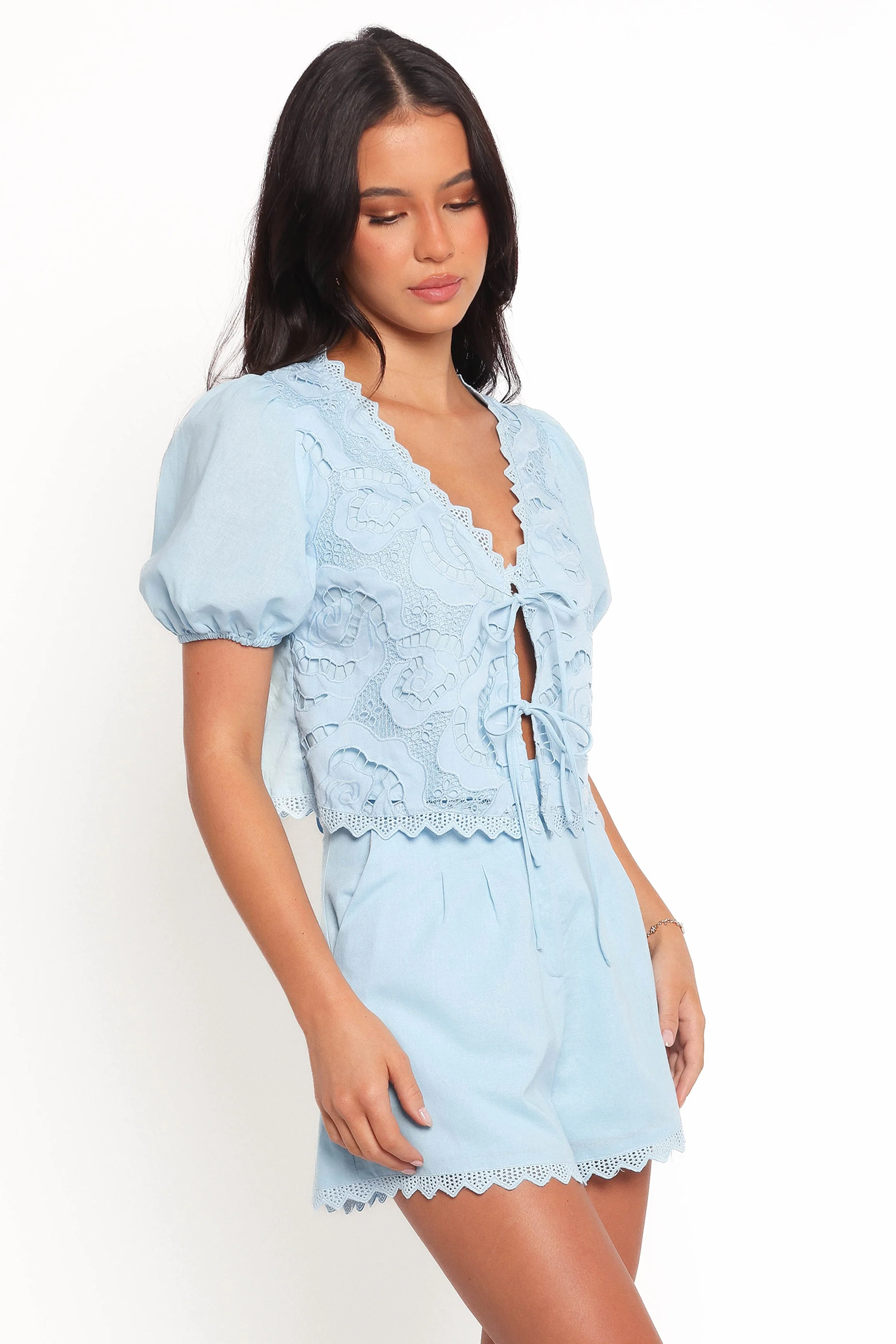 Leina Short Set - Light Blue