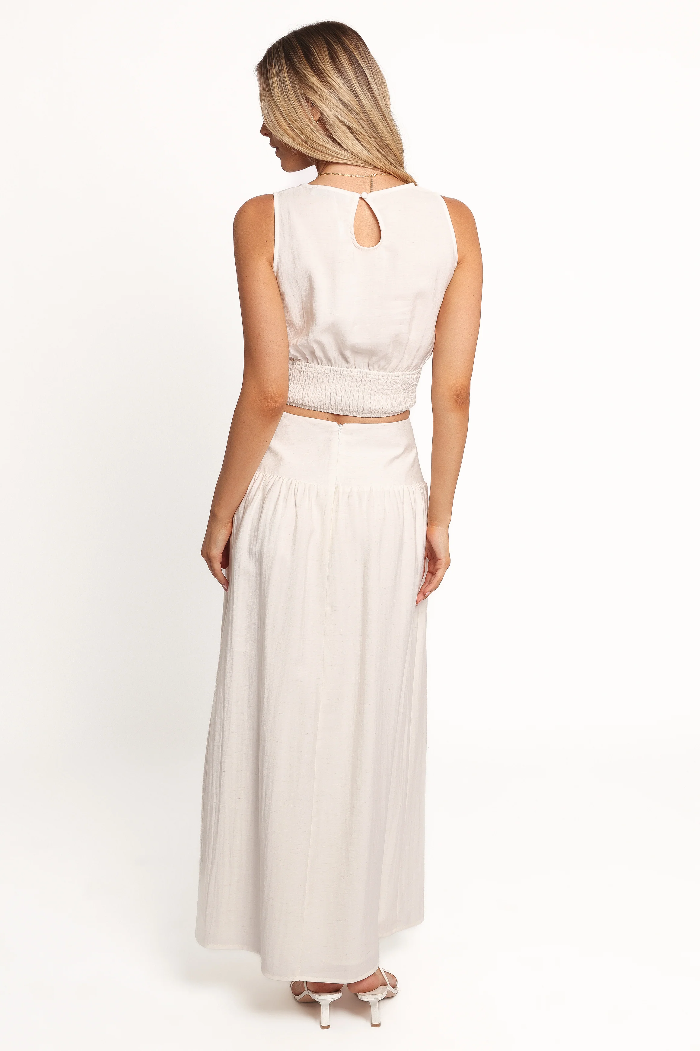 Kerri Skirt Set - White