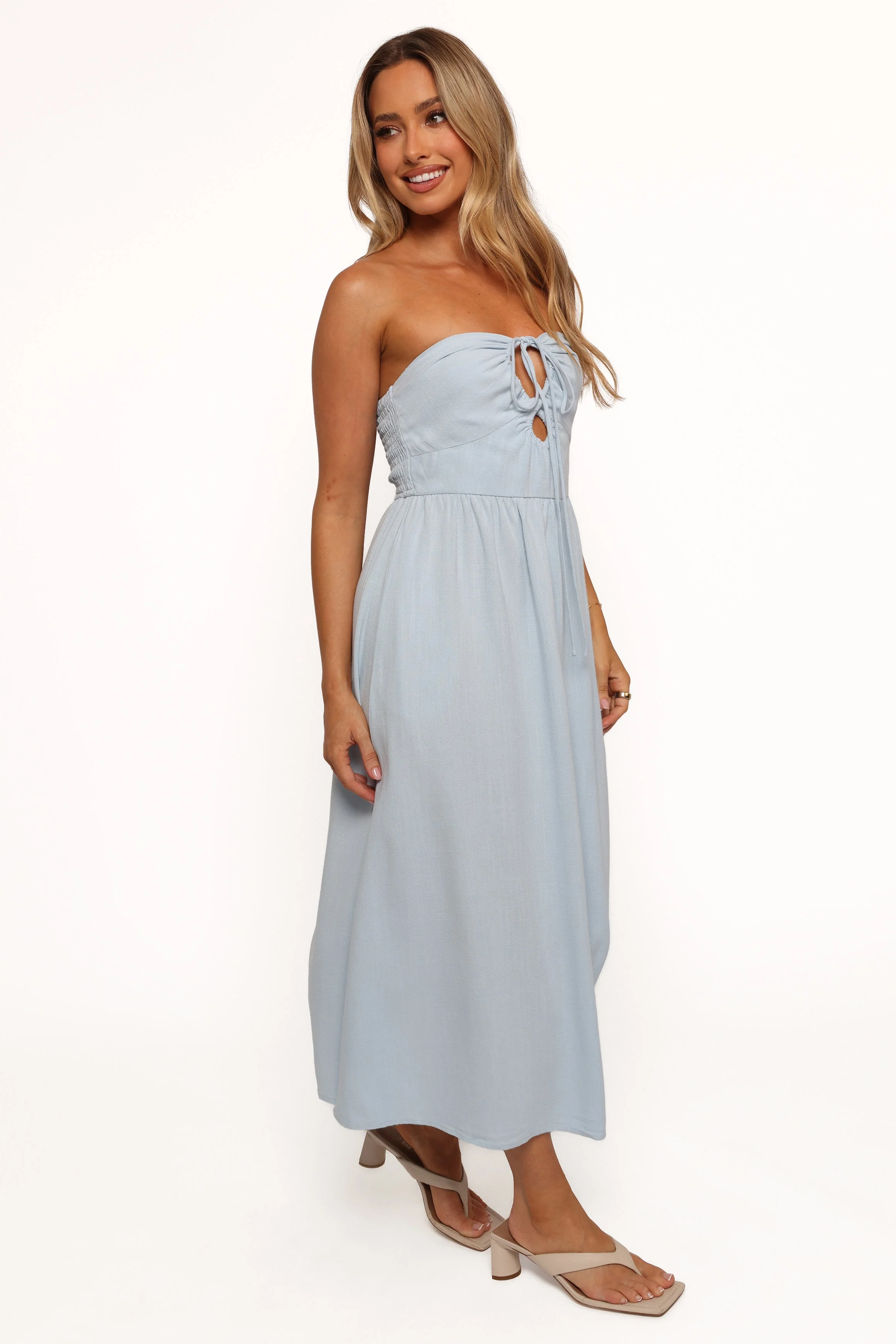 Tanner Midi Dress - Light Blue
