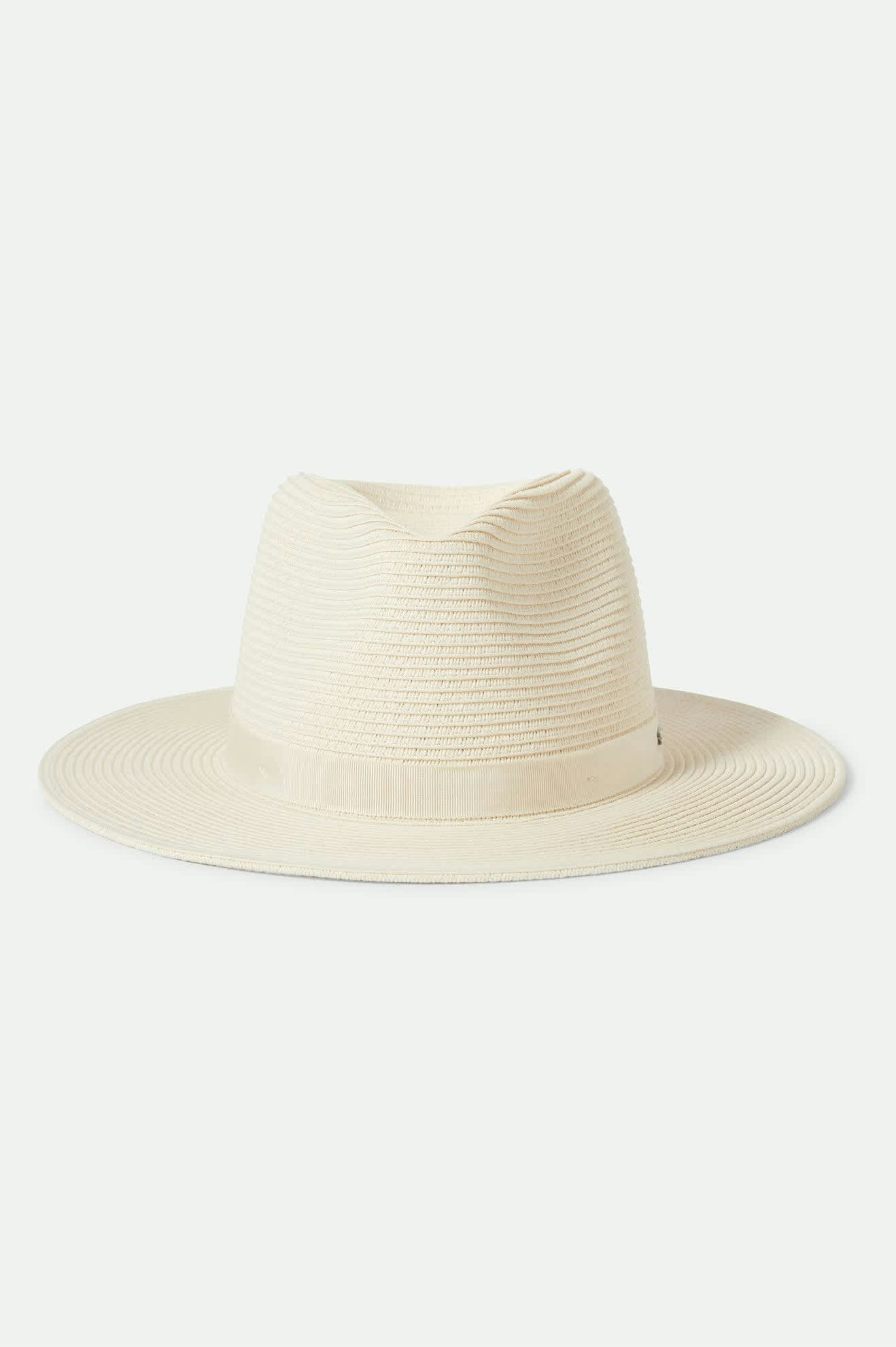 Carolina Straw Packable Travel Hat - Bone/Bone