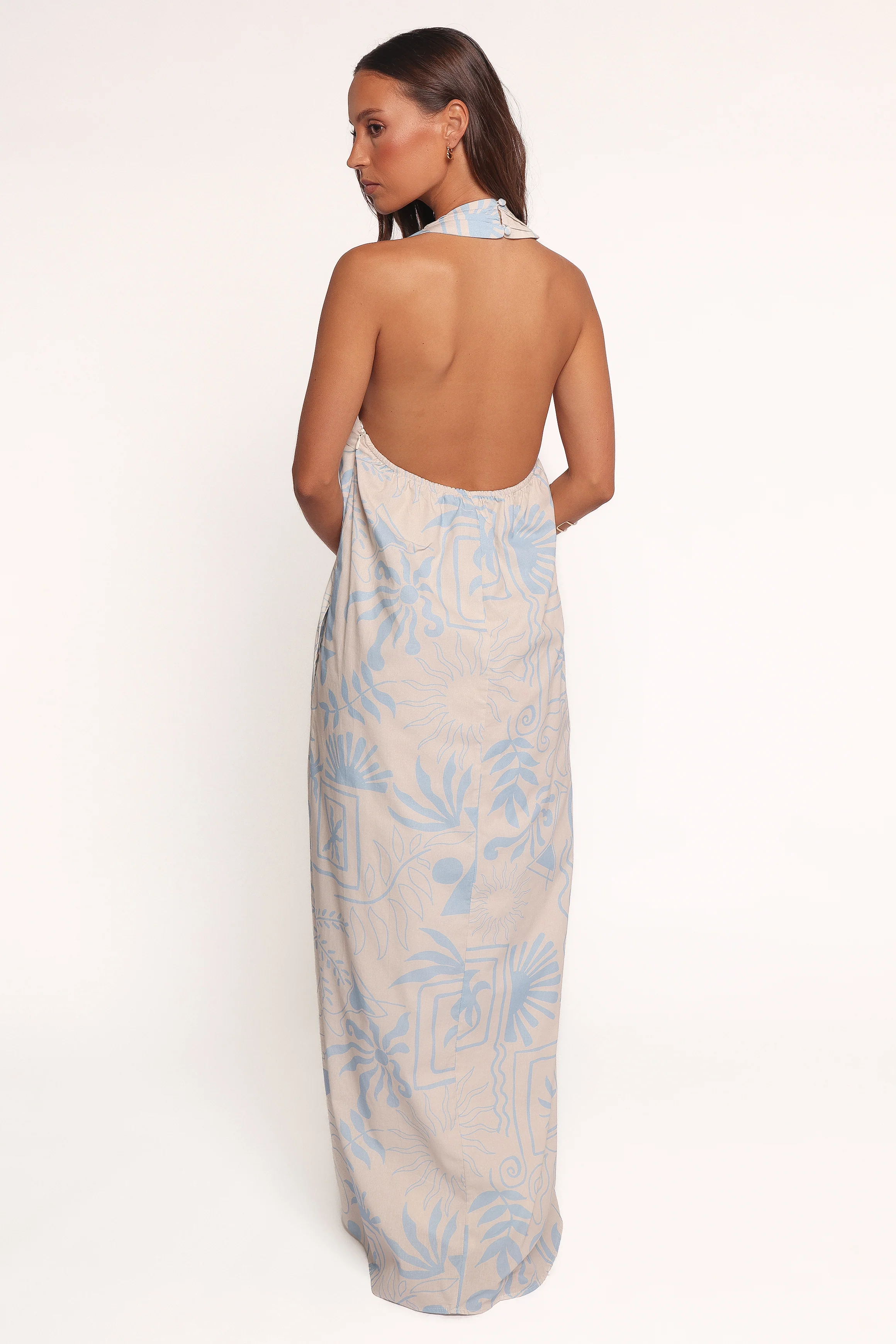 Naida Maxi Dress - Blue Soleil