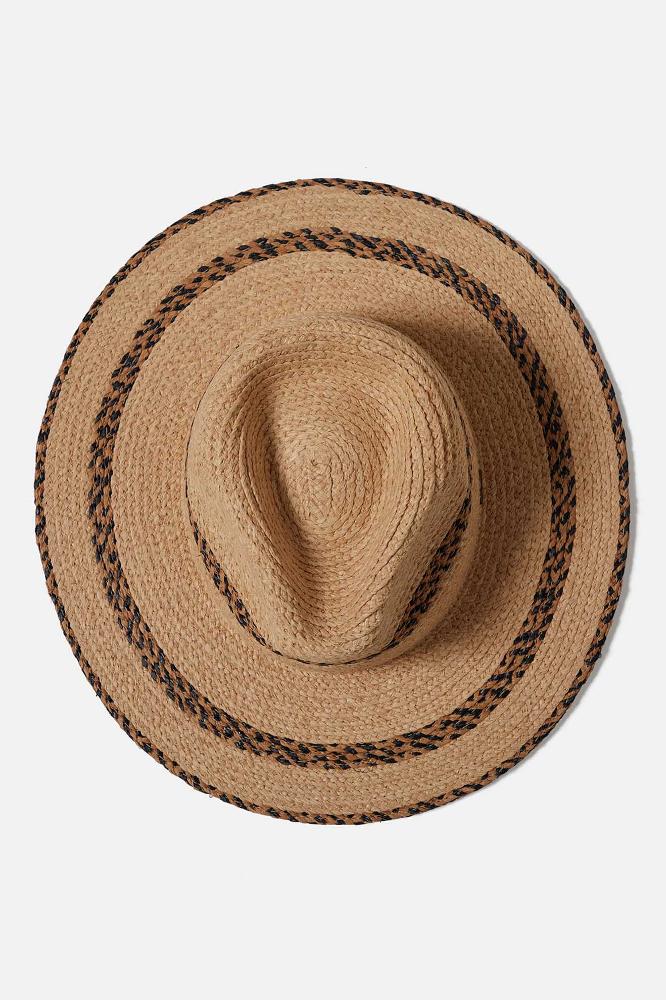 Cohen Straw Cowboy Hat - Tan/Black