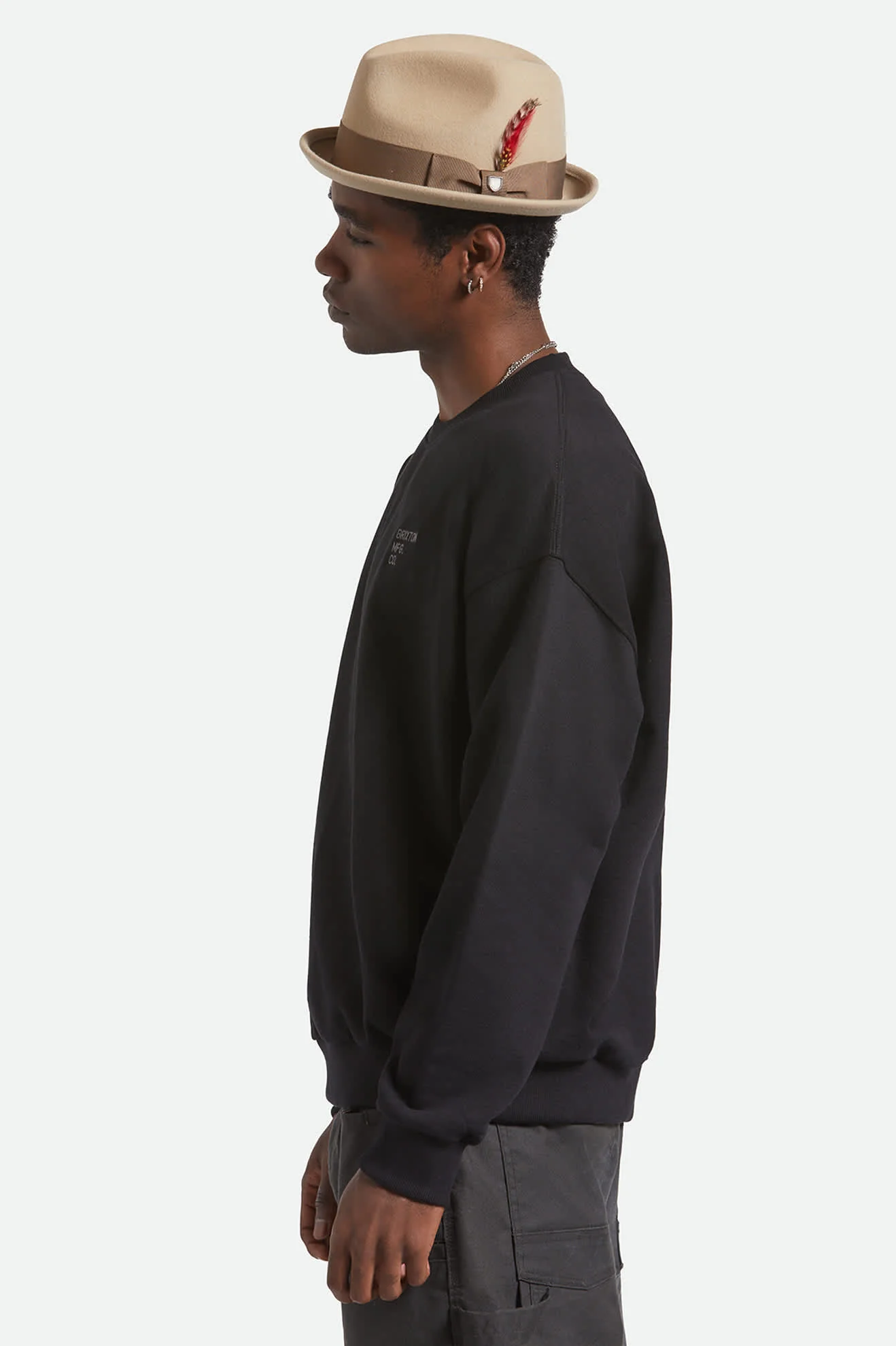 Gain Fedora - Sand/Antique Brass