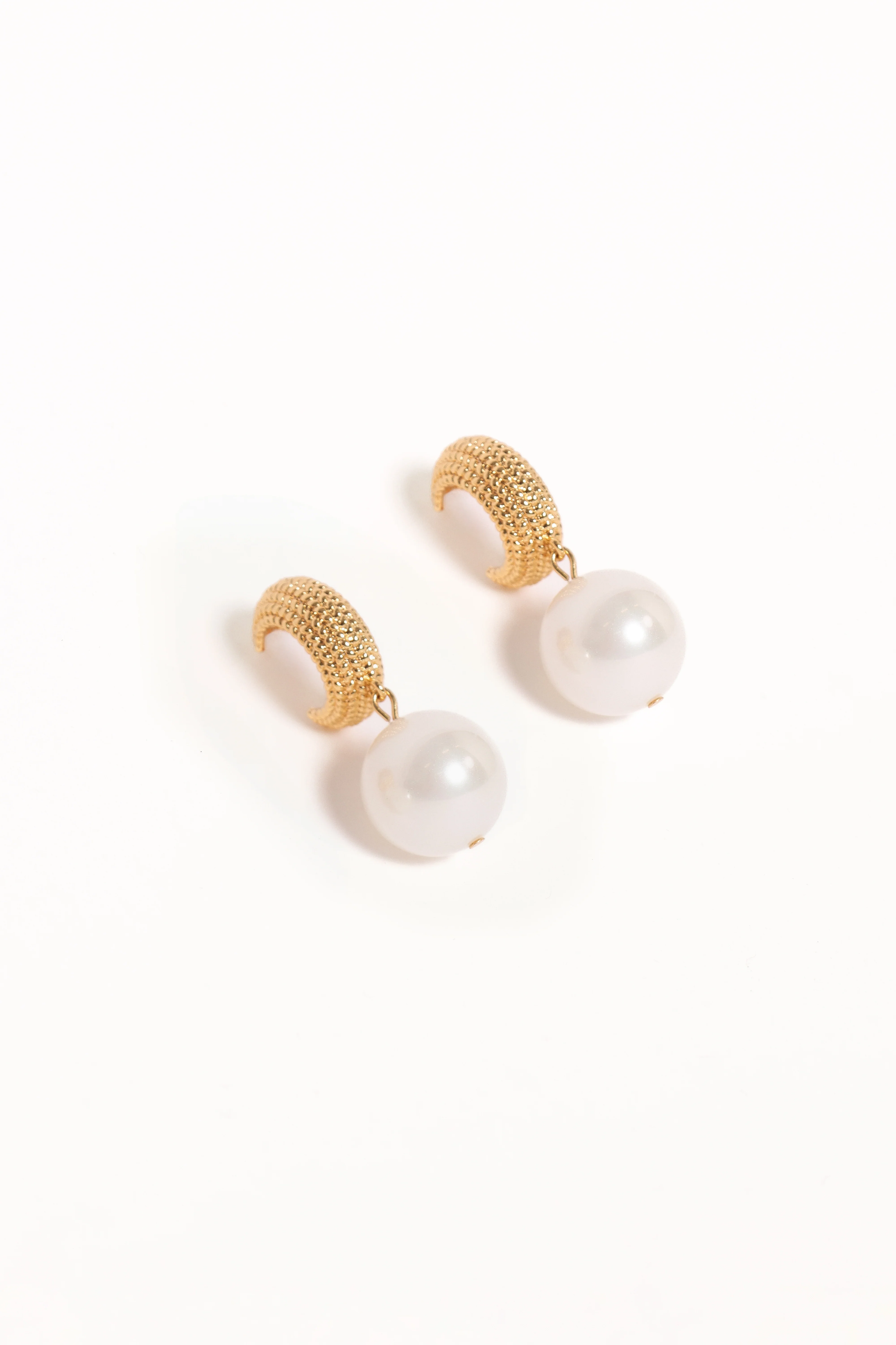 Luciana Earrings - Gold/Pearl
