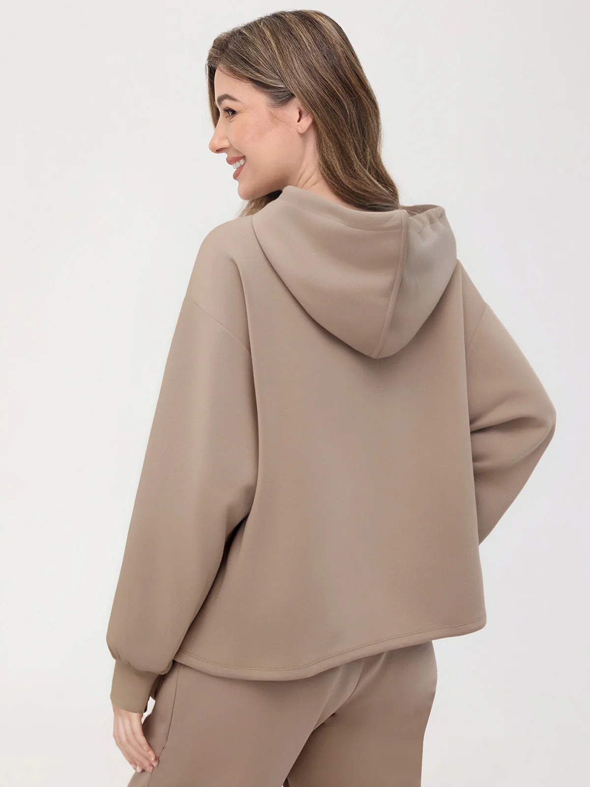 Drawstring Long Sleeve Hoodie