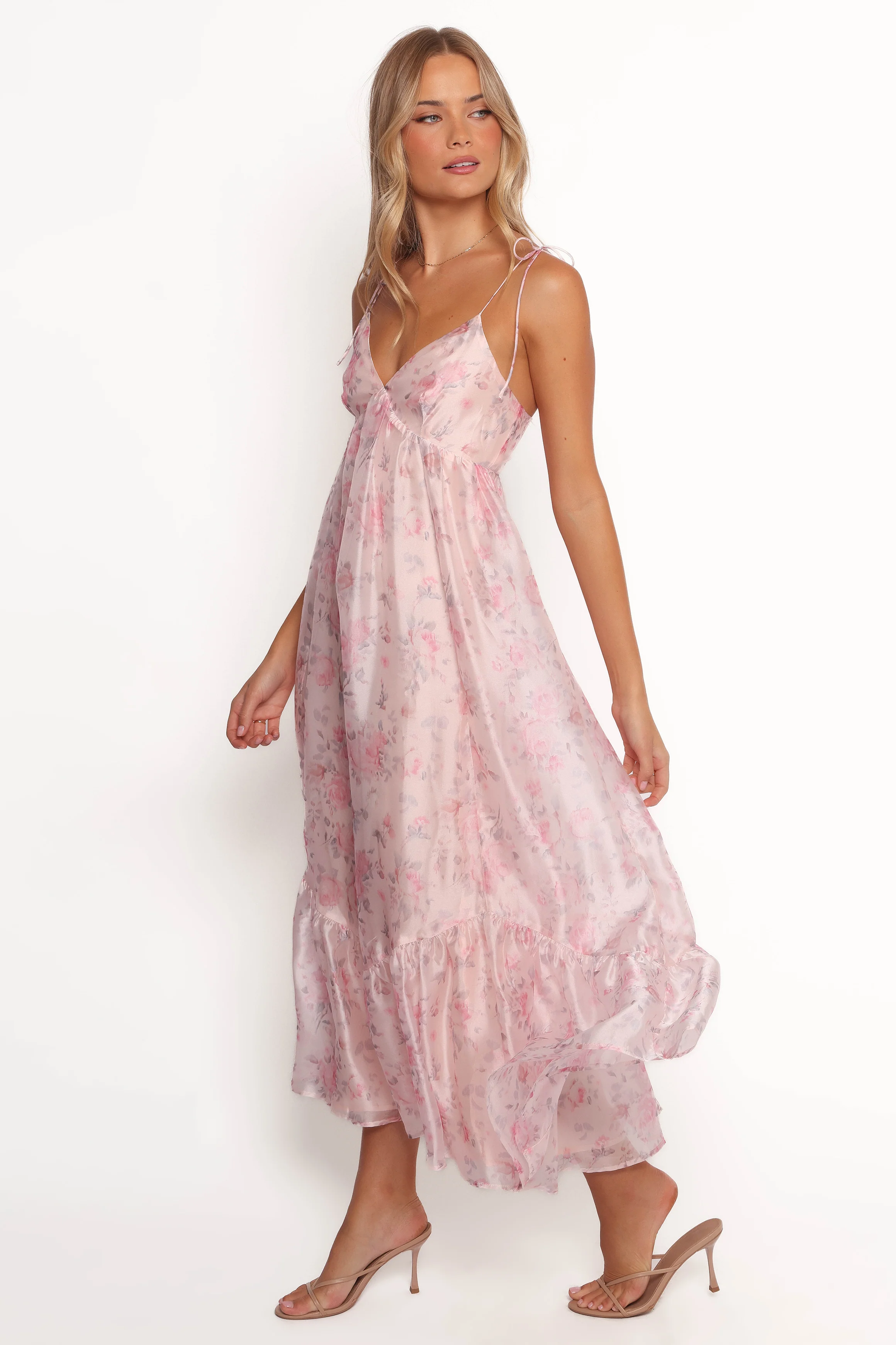 Xanthe Maxi Dress - Pink Floral