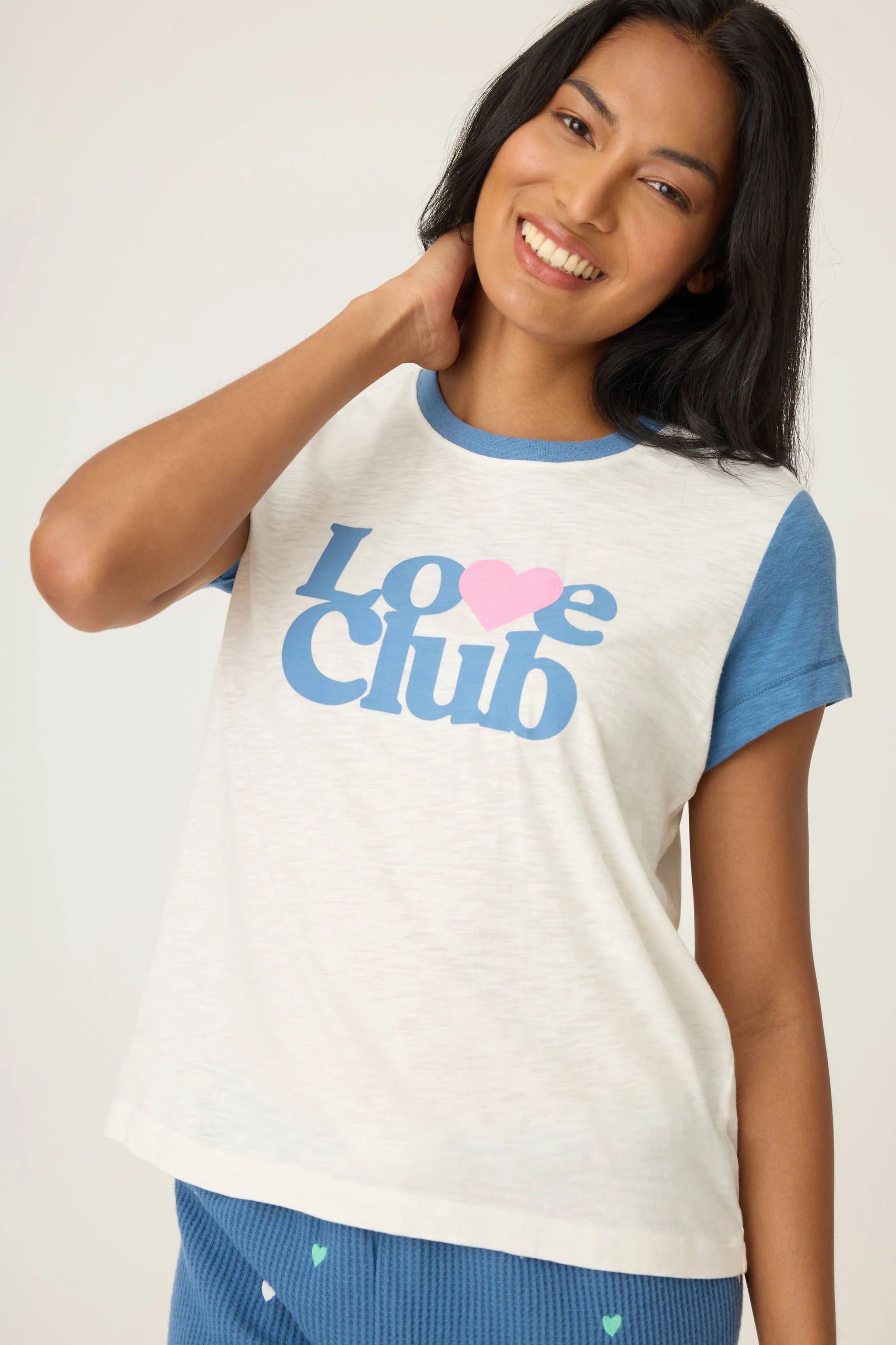 Love Club Graphic Short Sleeve T-Shirt