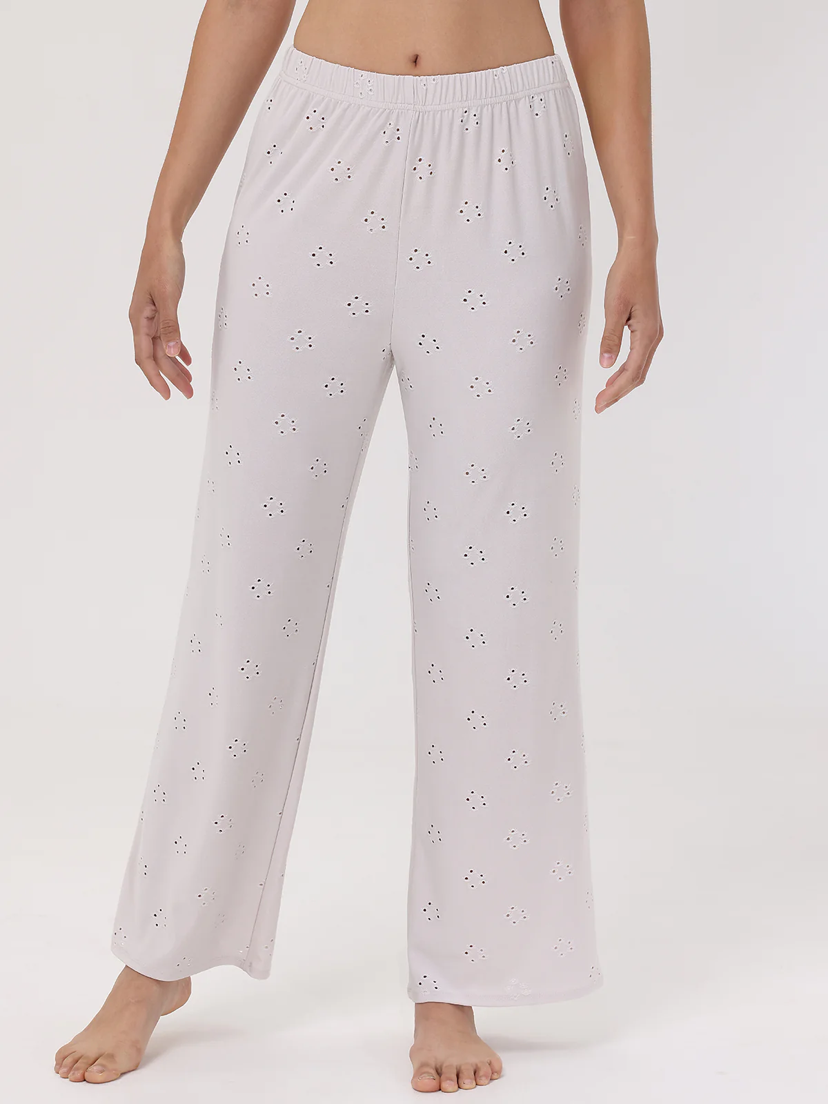 Pointelle Flower Lounge Pants