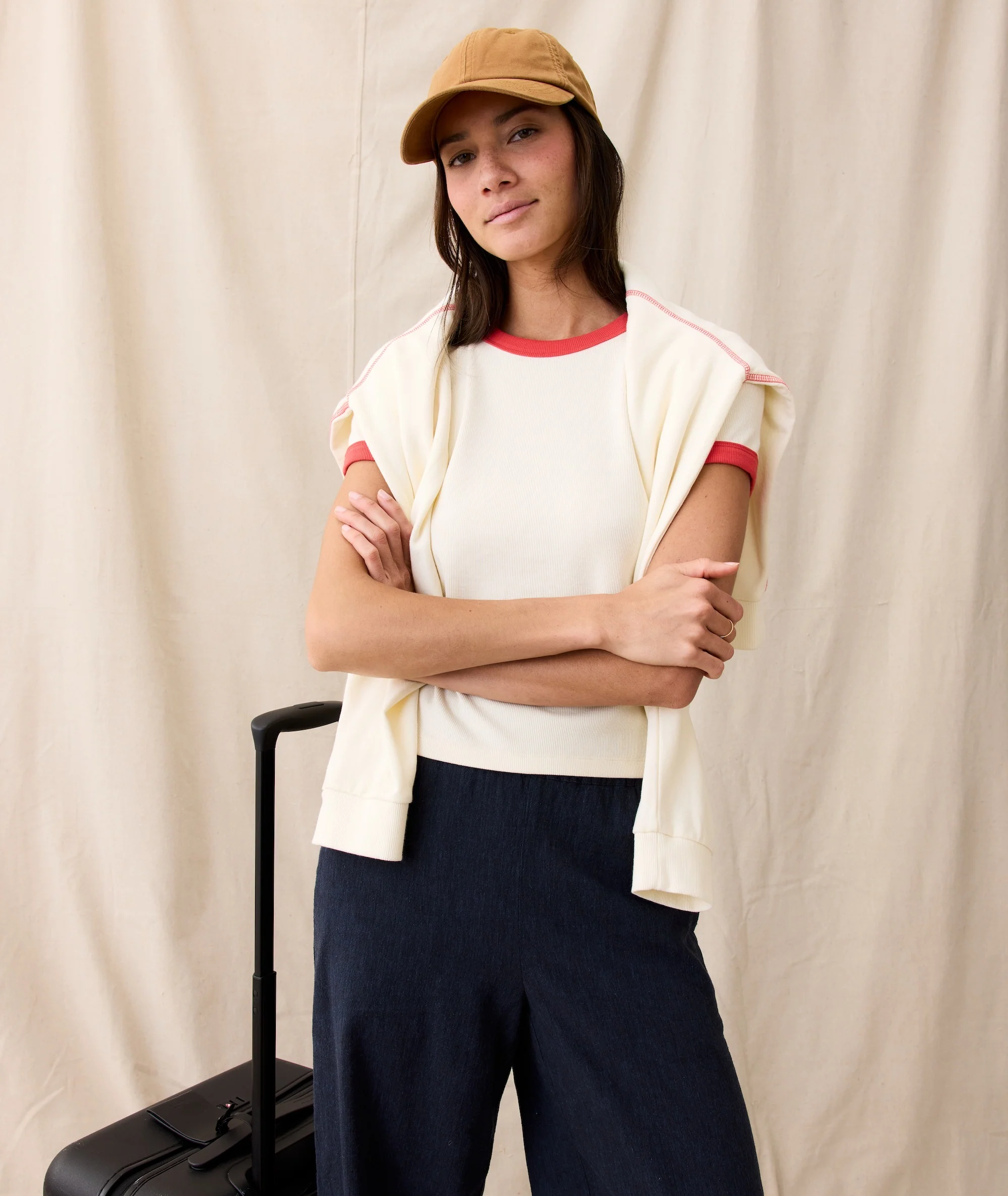 Lexi Rib Sun-In Crew Tee
