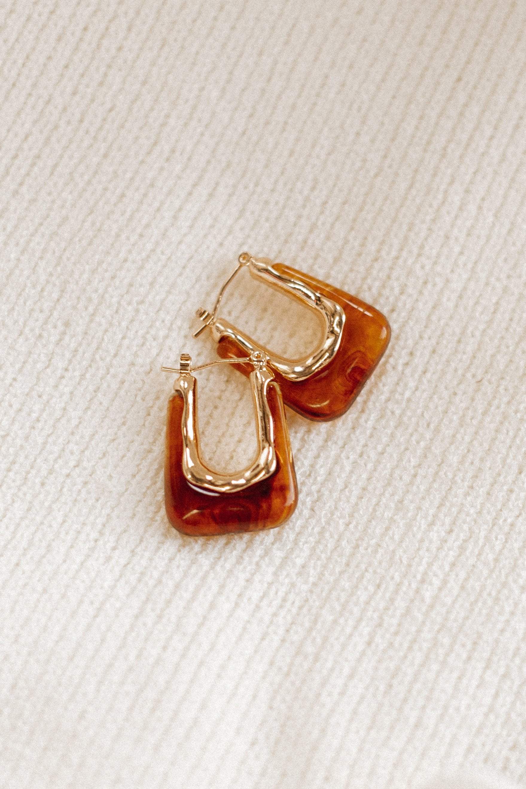 Minsi Earrings - Brown