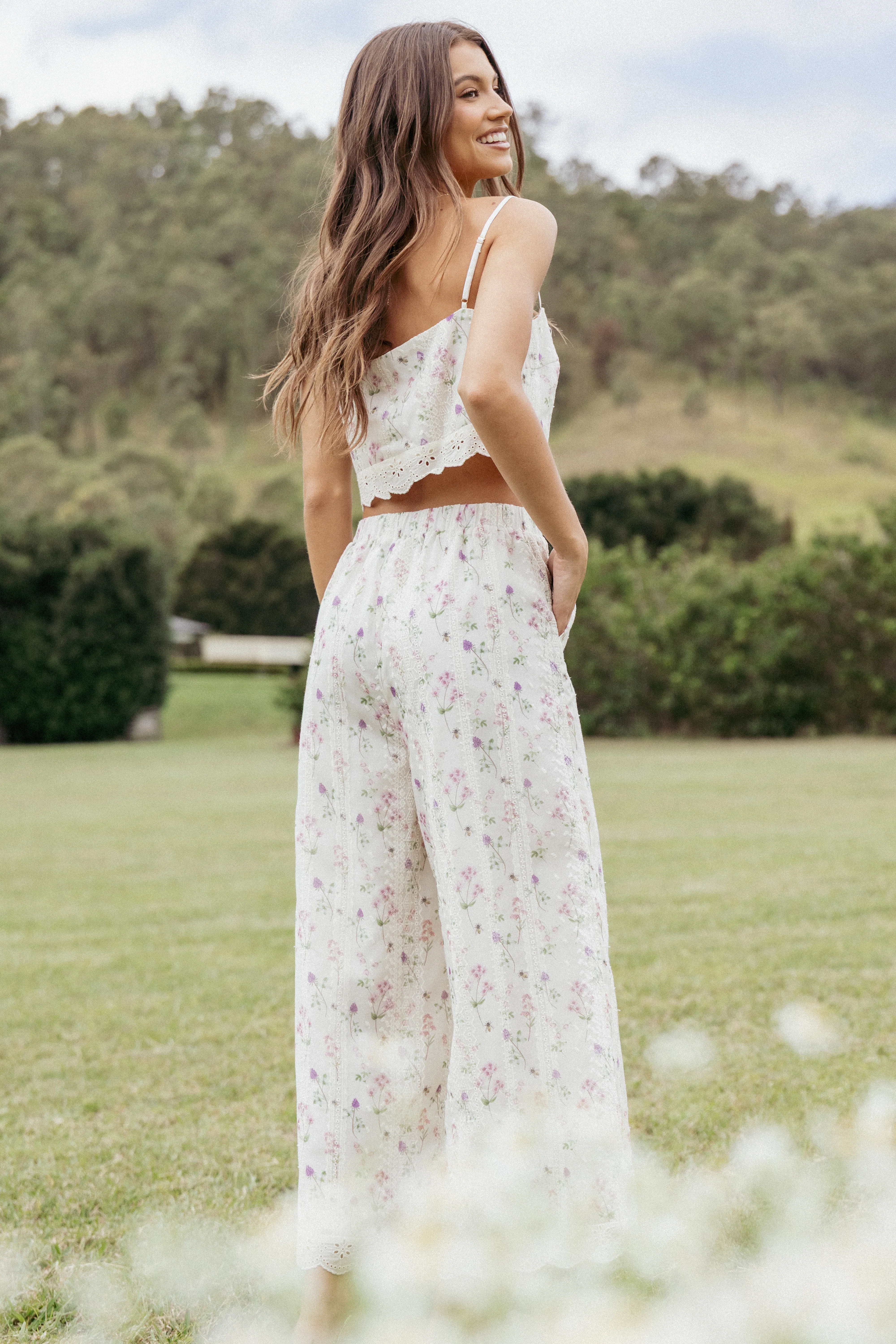 Alison Two Piece Set - Pink Floral