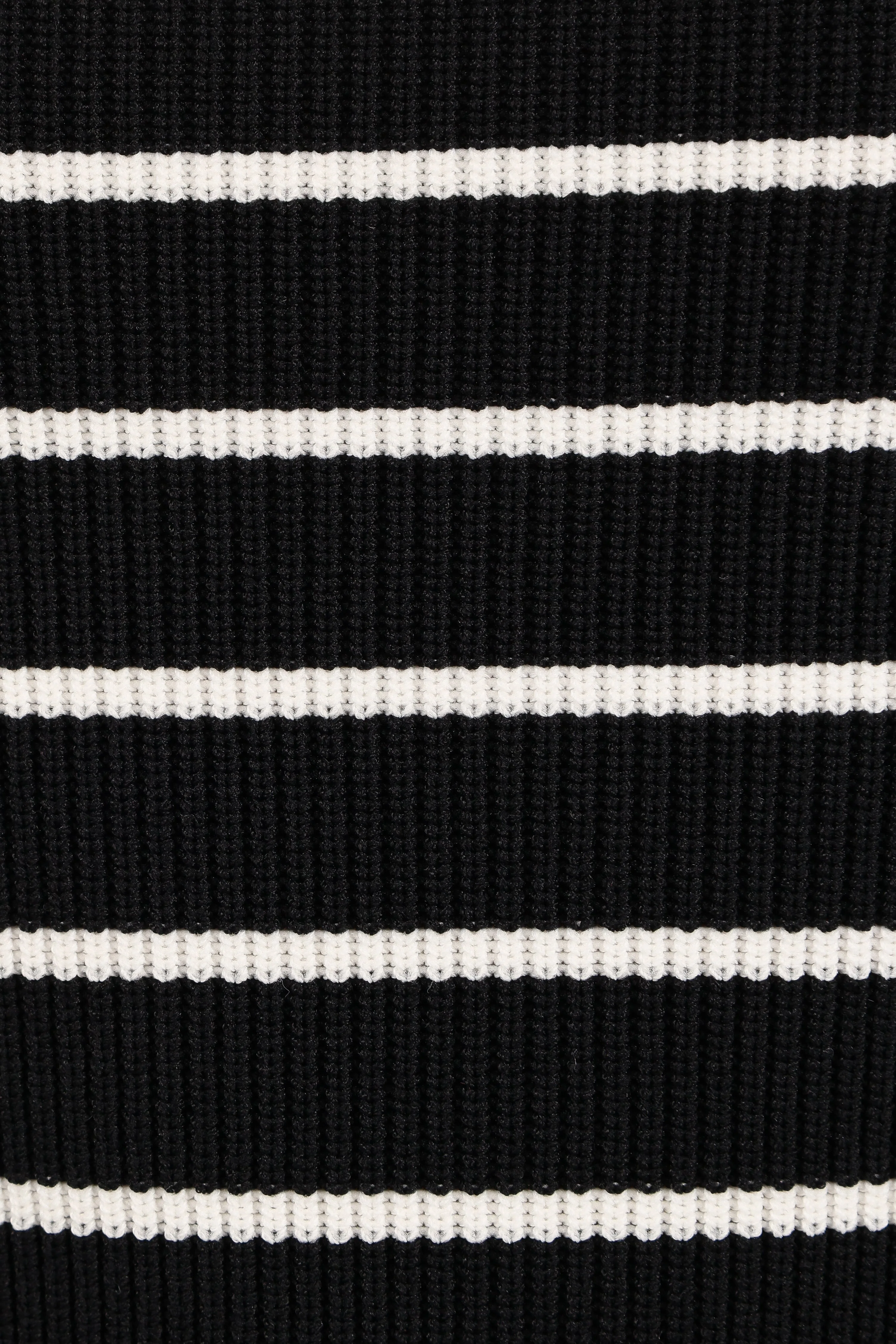 Tegan Knit Top - Black Stripe