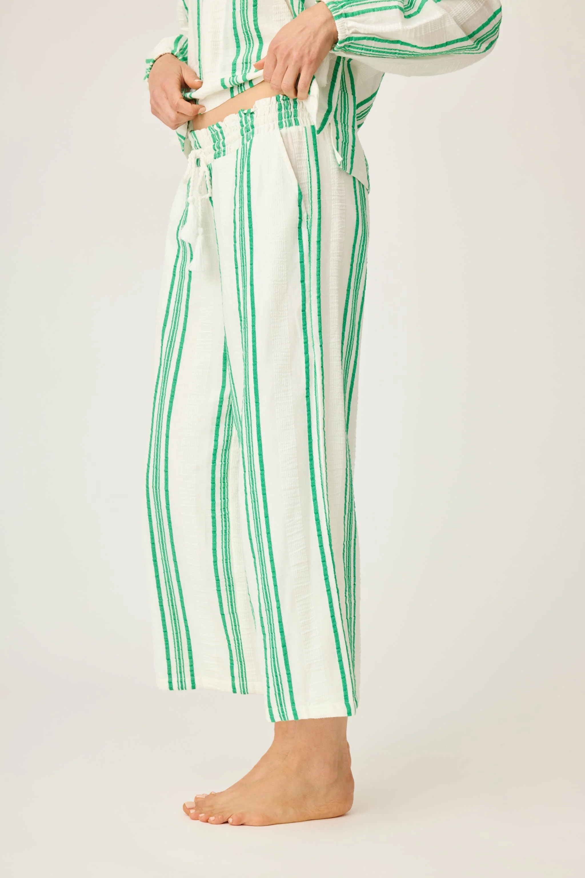 Beachcomber Wide Leg Cropped Pants
