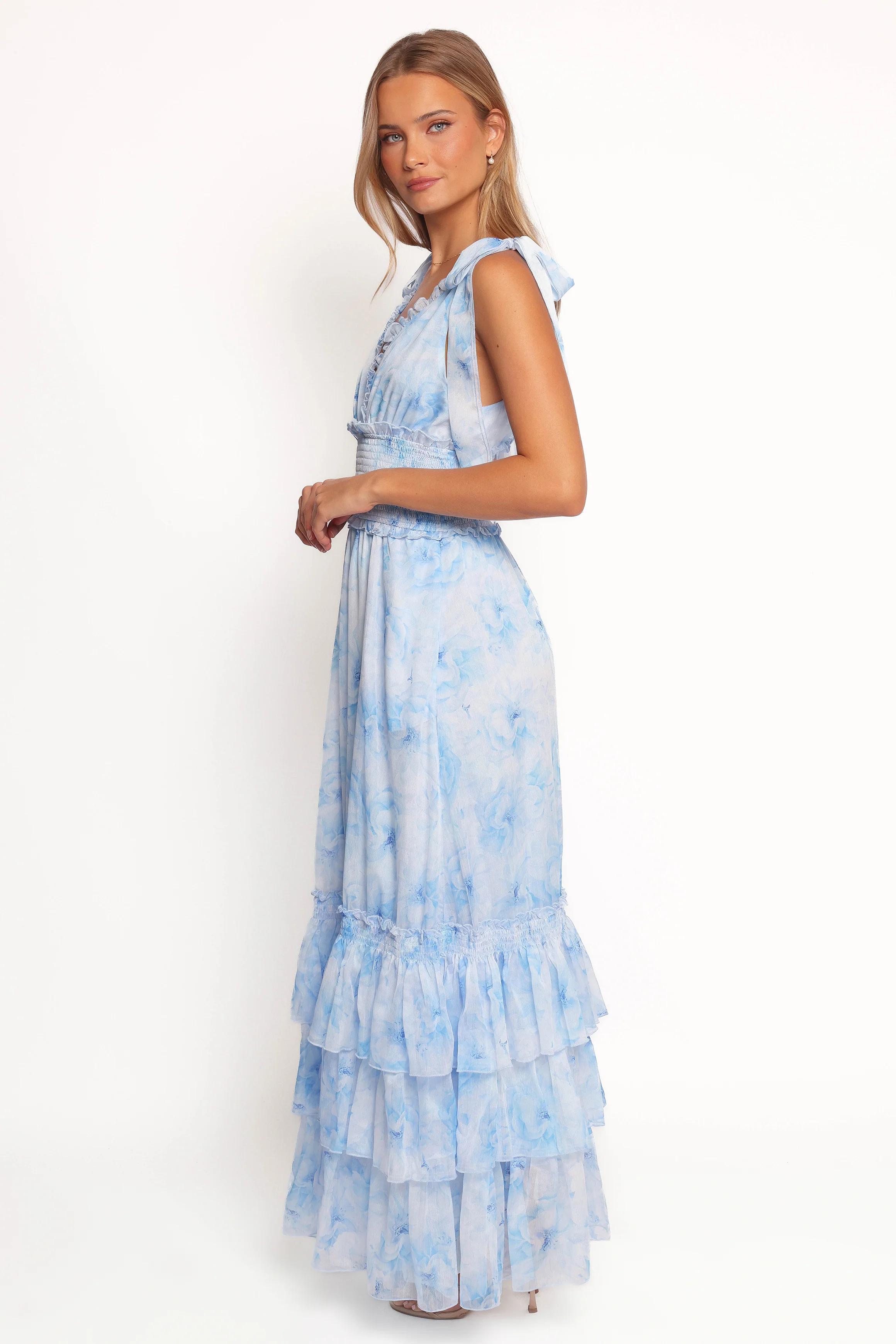 Fionna Maxi Dress - Blue Floral