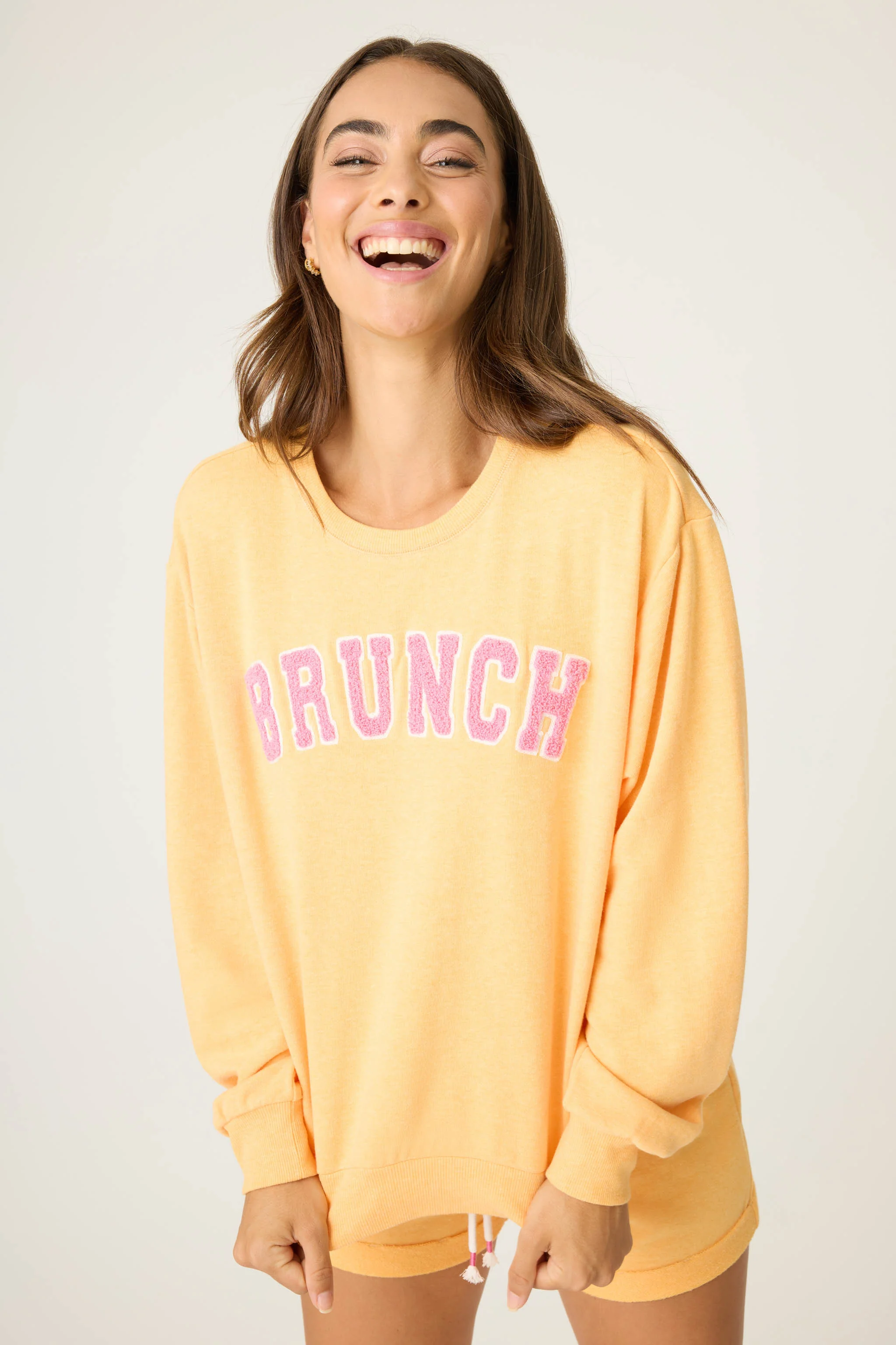 Mimosa Me Graphic Terry Sweatshirt