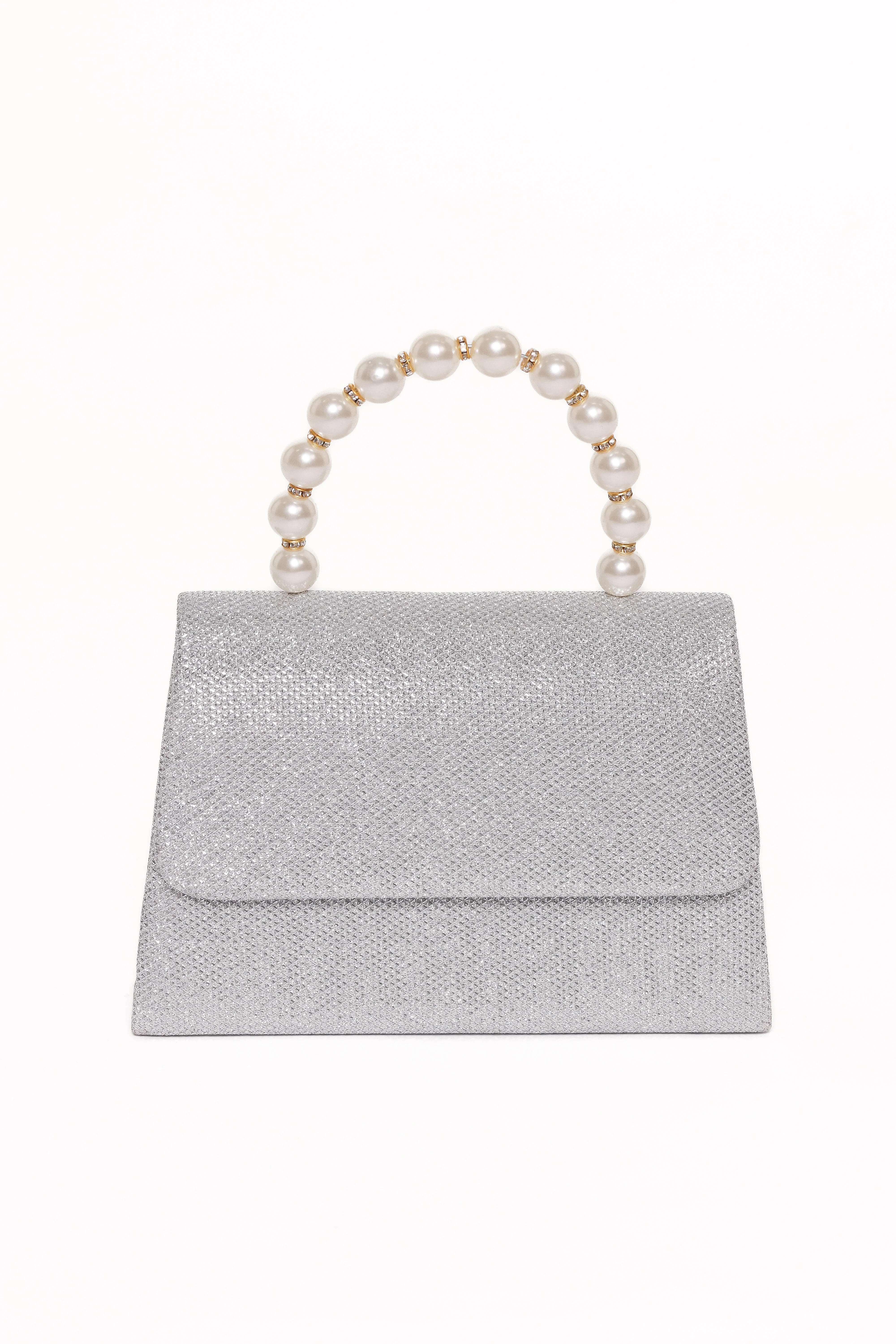 Jenn Embellished Bag - Champagne/Pearl