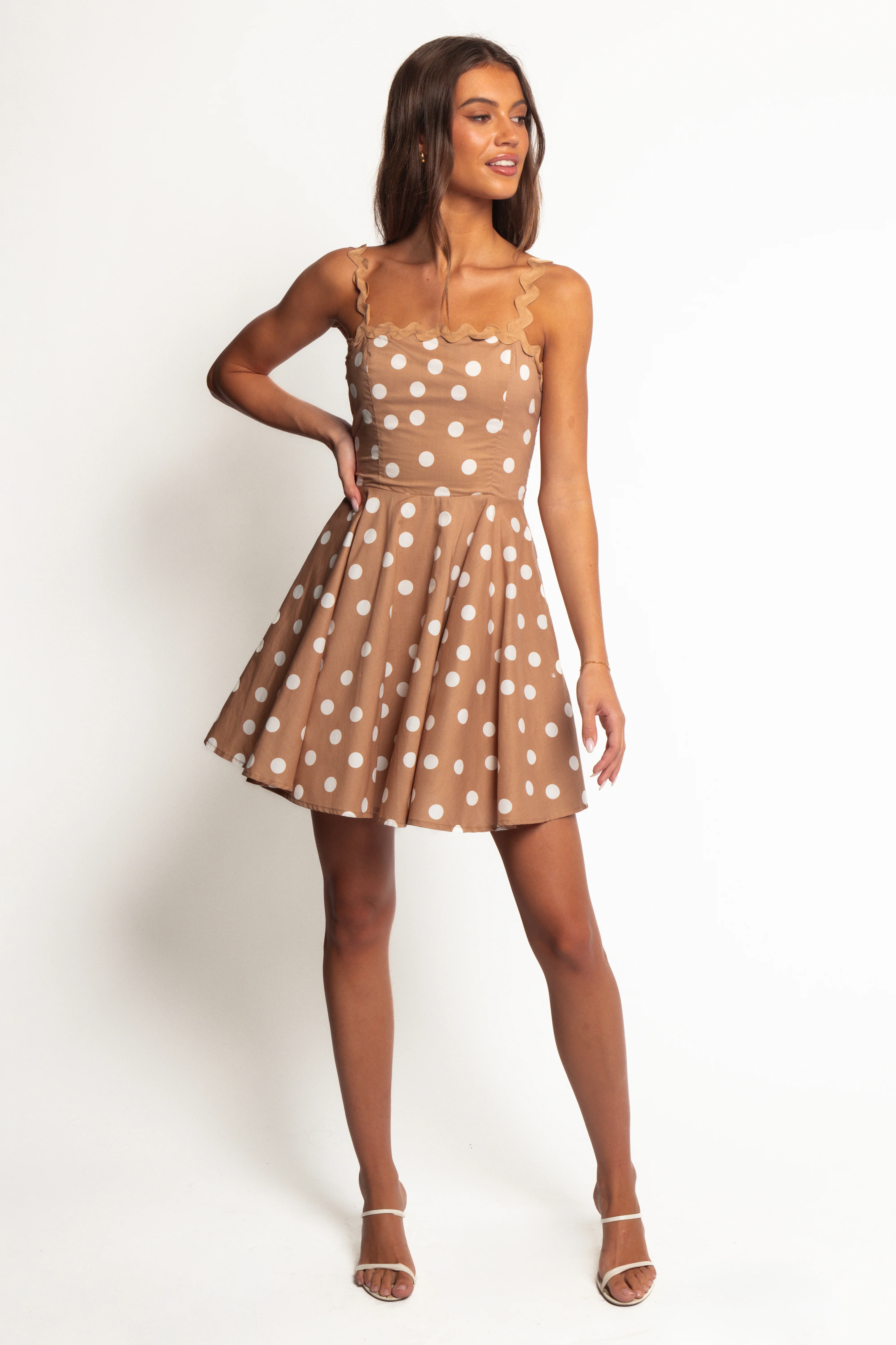 Teaghan Mini Dress - Light Mocha