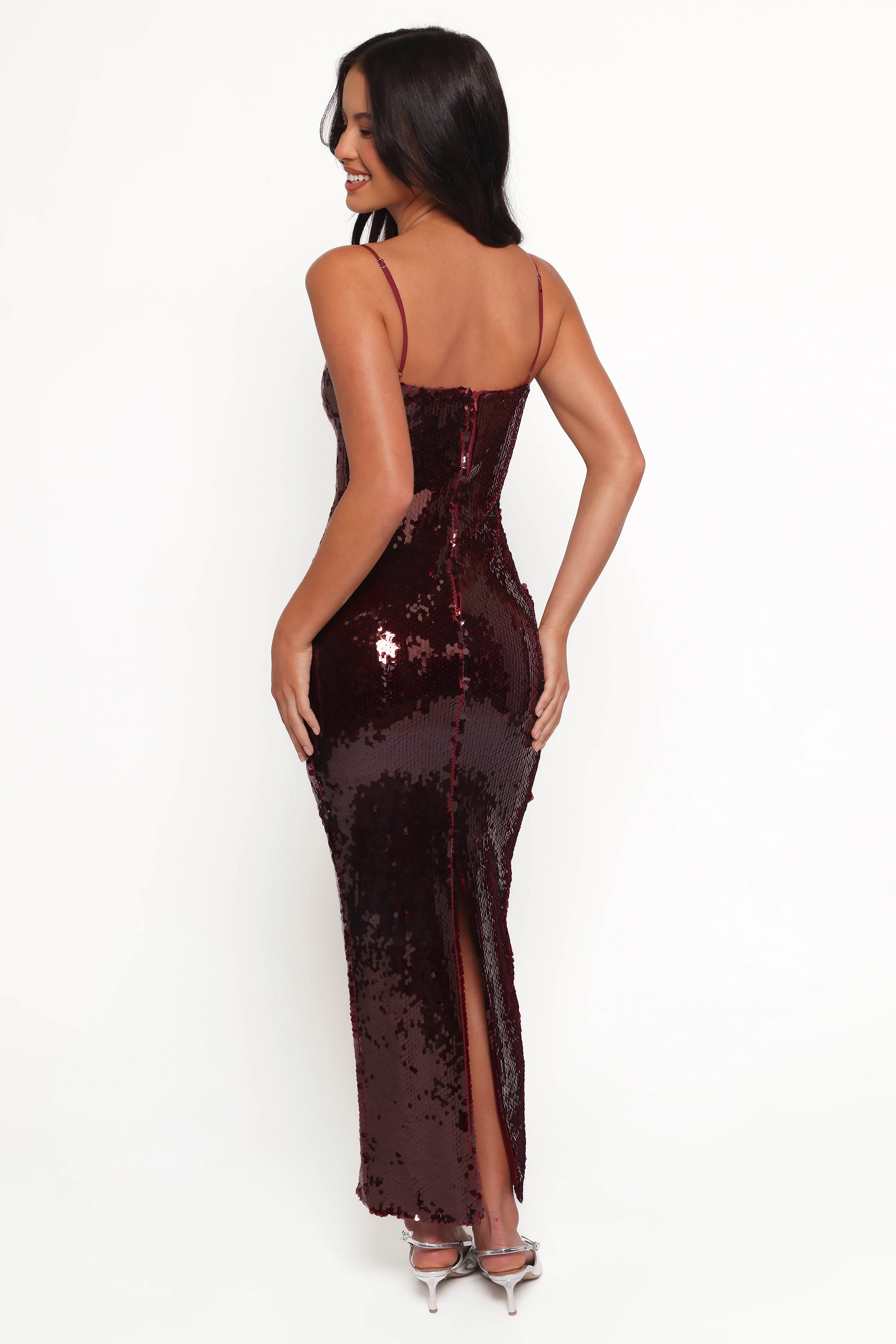 Vesina Maxi Dress - Burgundy