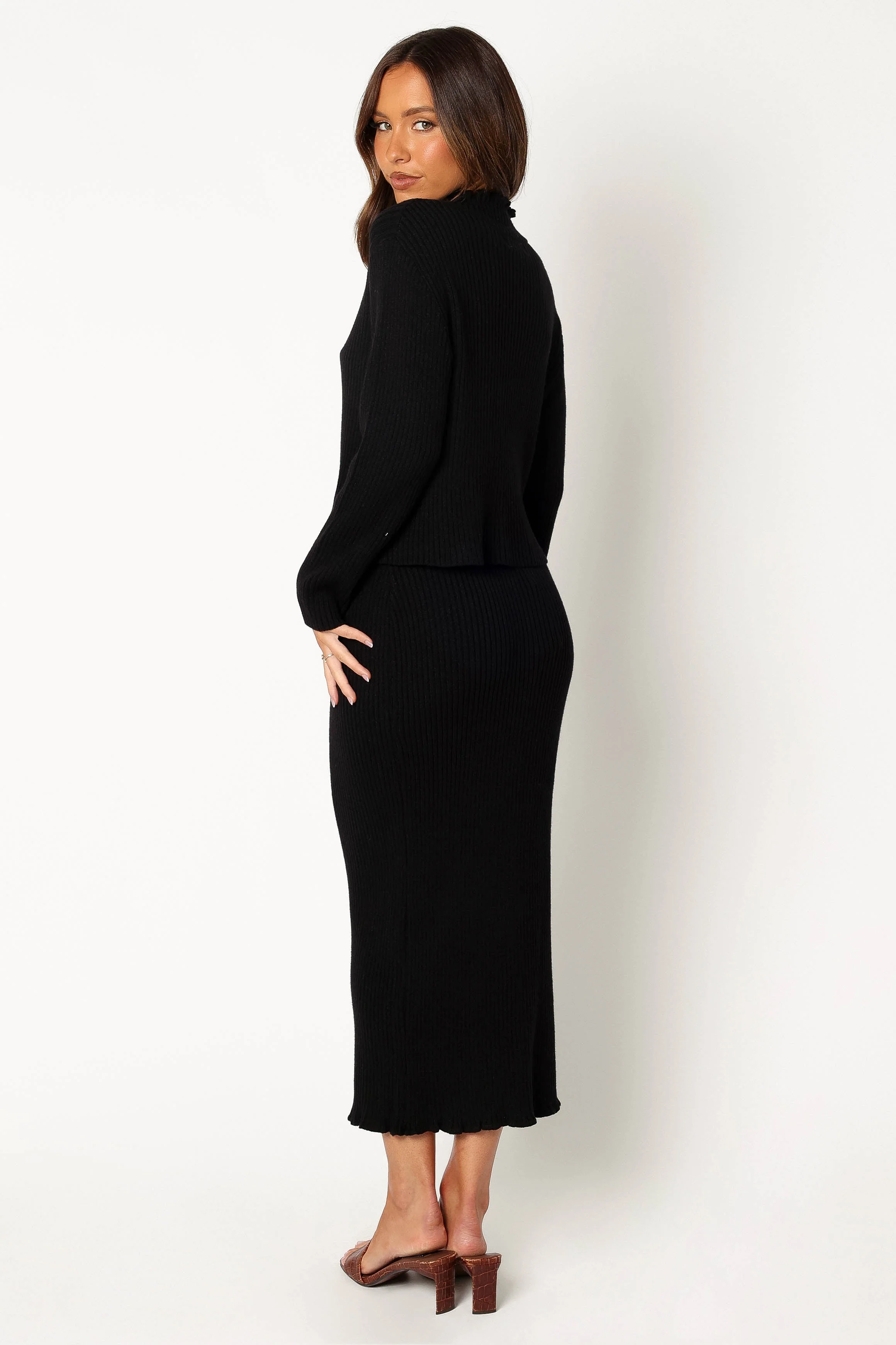 Payton Knitted Set - Black