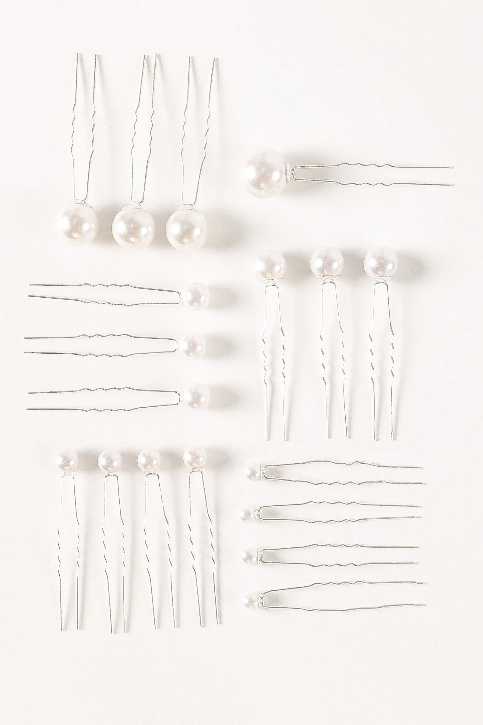 Laina Hair Pins - Pearl