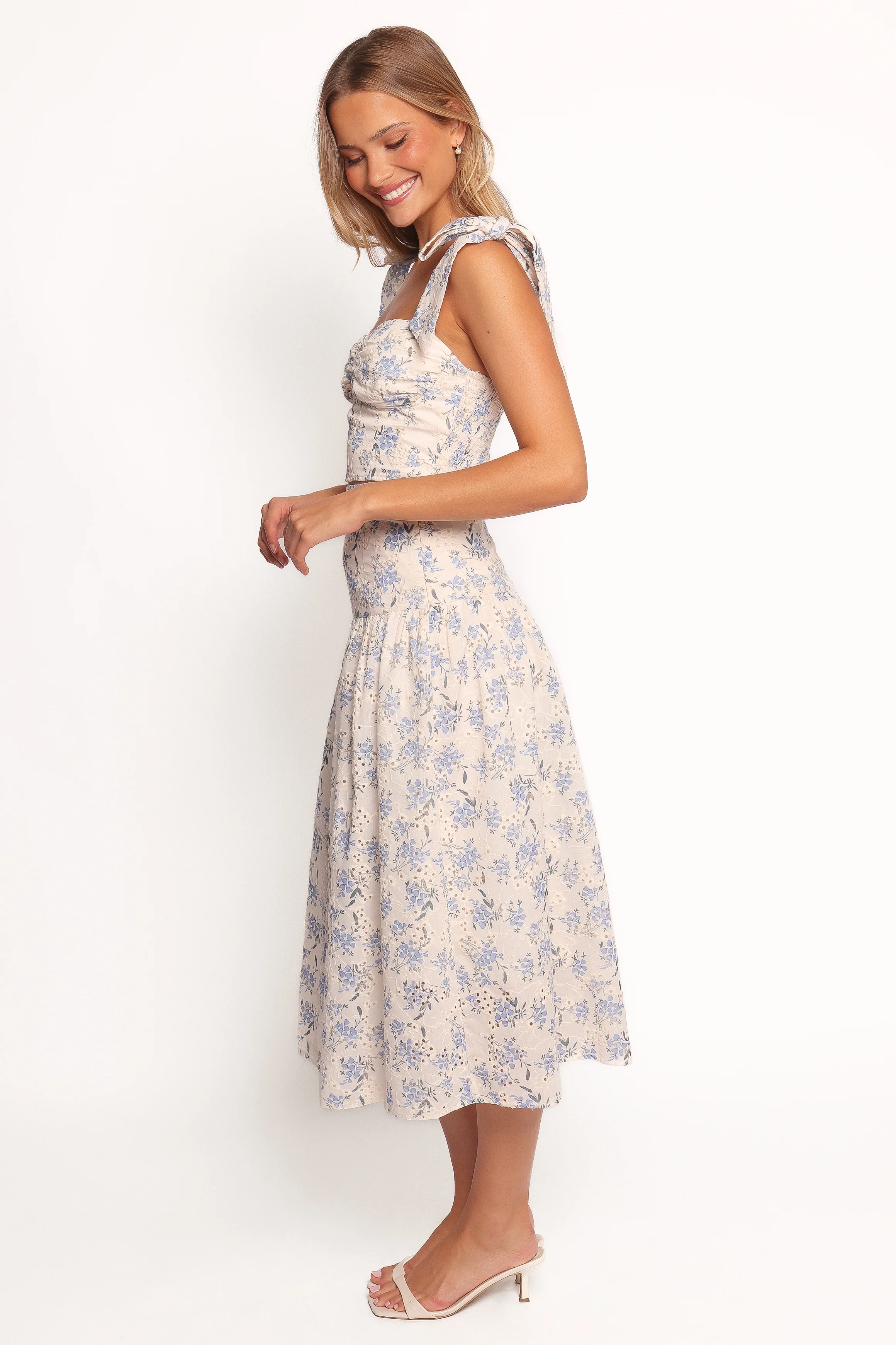 Kara Two Piece Set - Blue Floral
