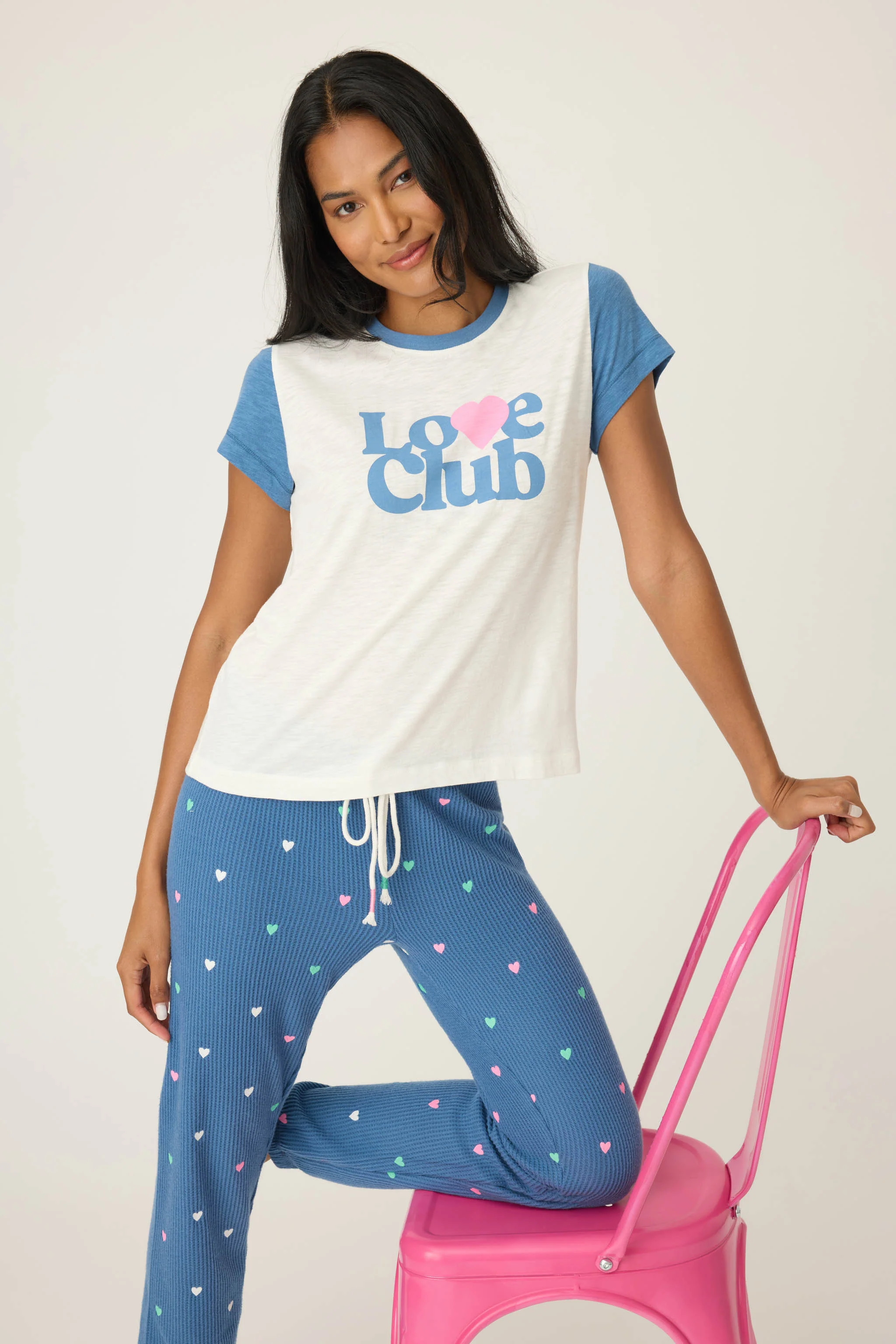 Love Club Graphic Short Sleeve T-Shirt